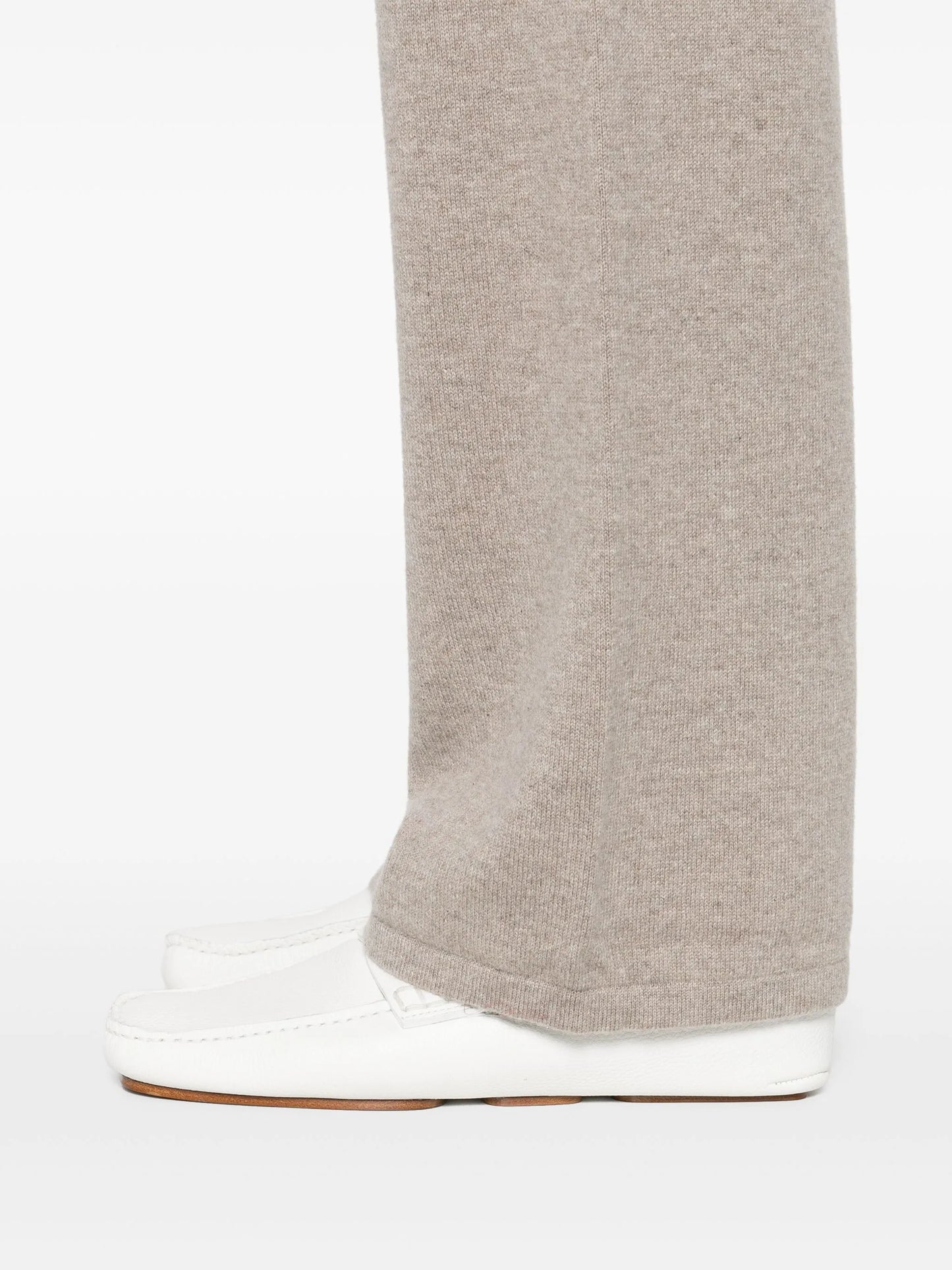 Knit cashmere set jumper and straight leg trousers