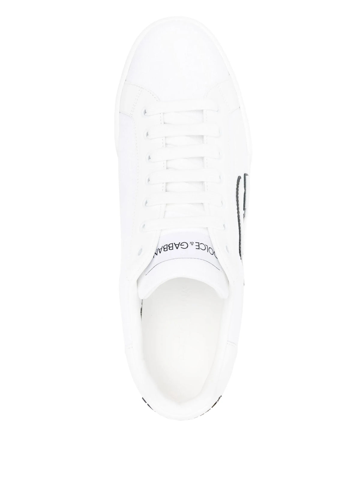 Portofino light strobel sneakers in canvas and calfskin