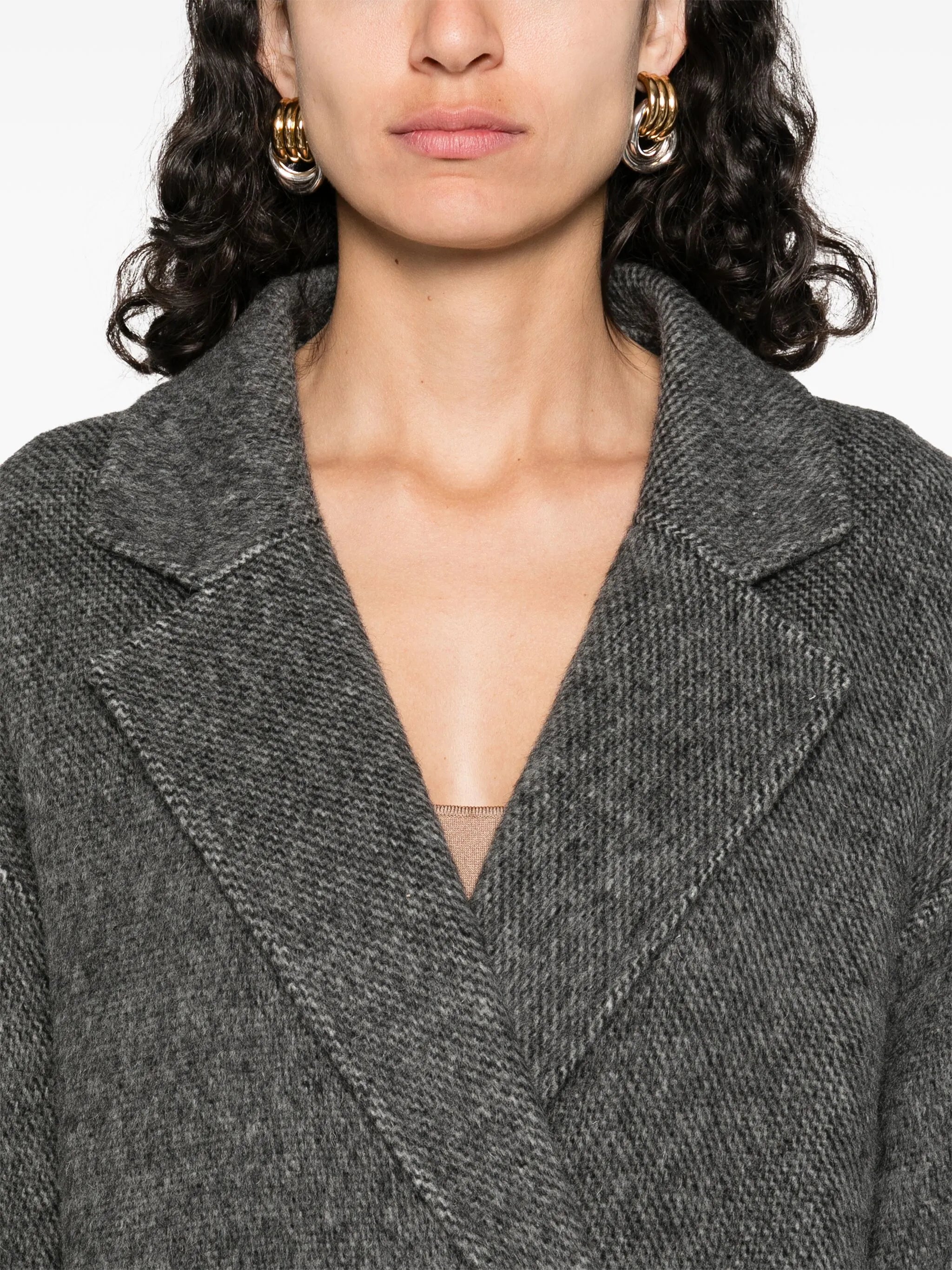 double-breasted coat