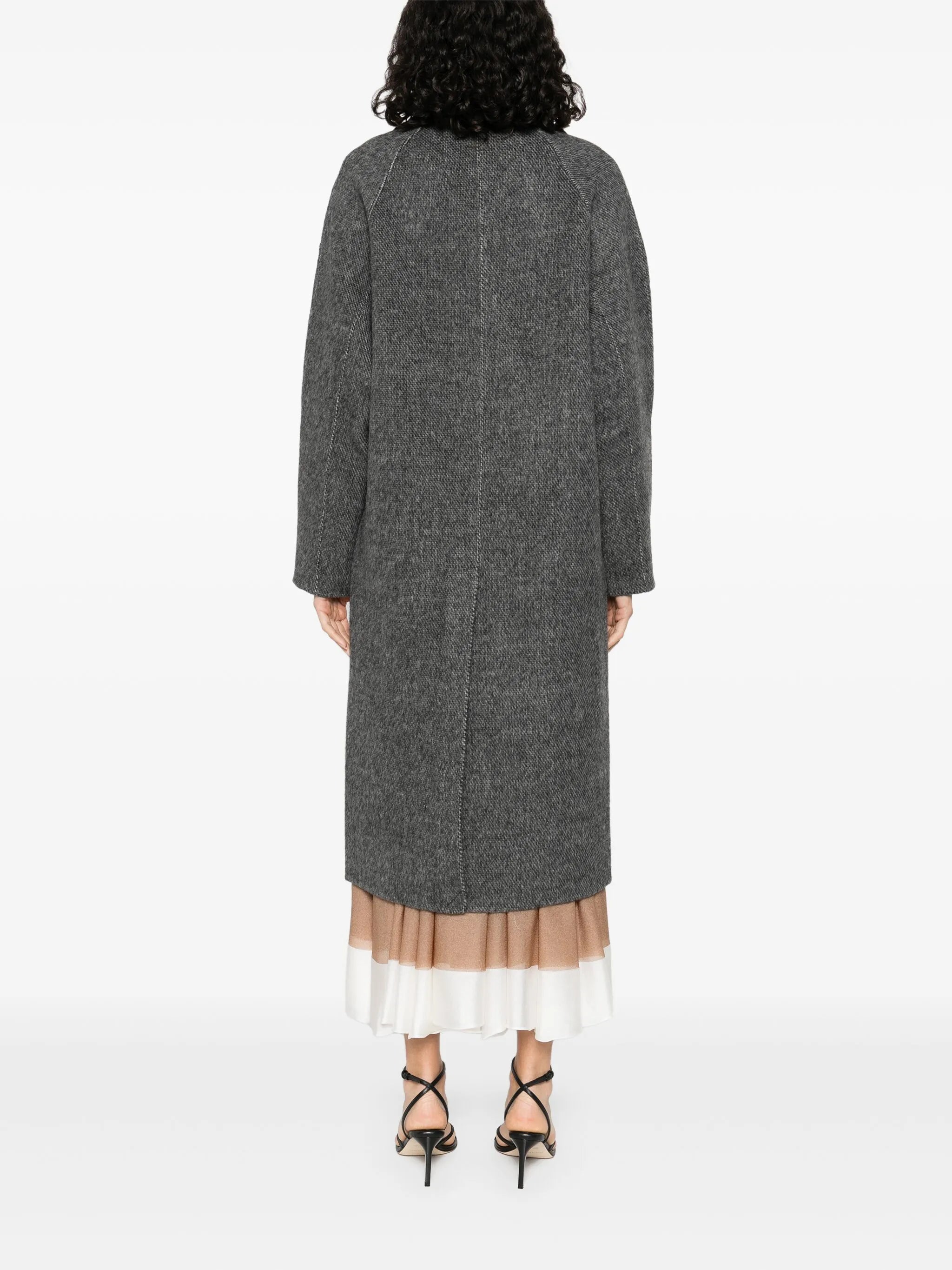 double-breasted coat