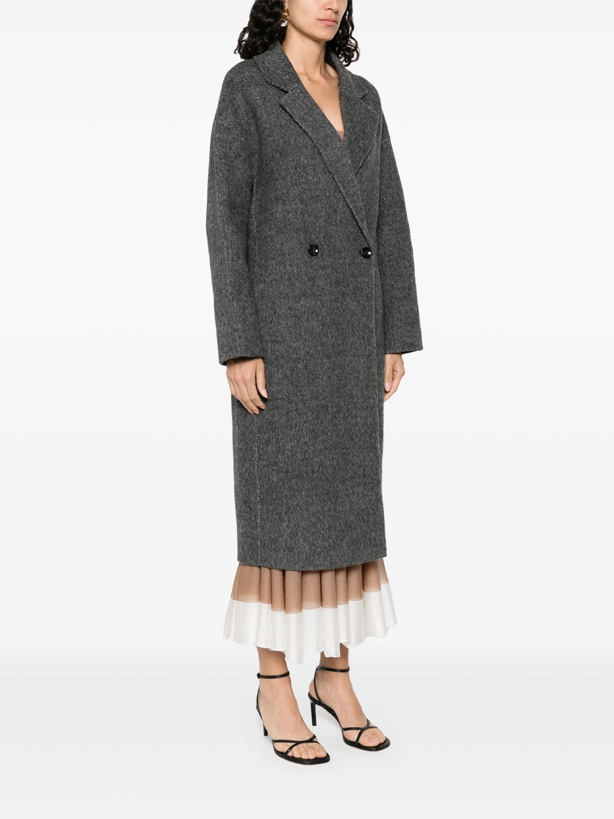 double-breasted coat