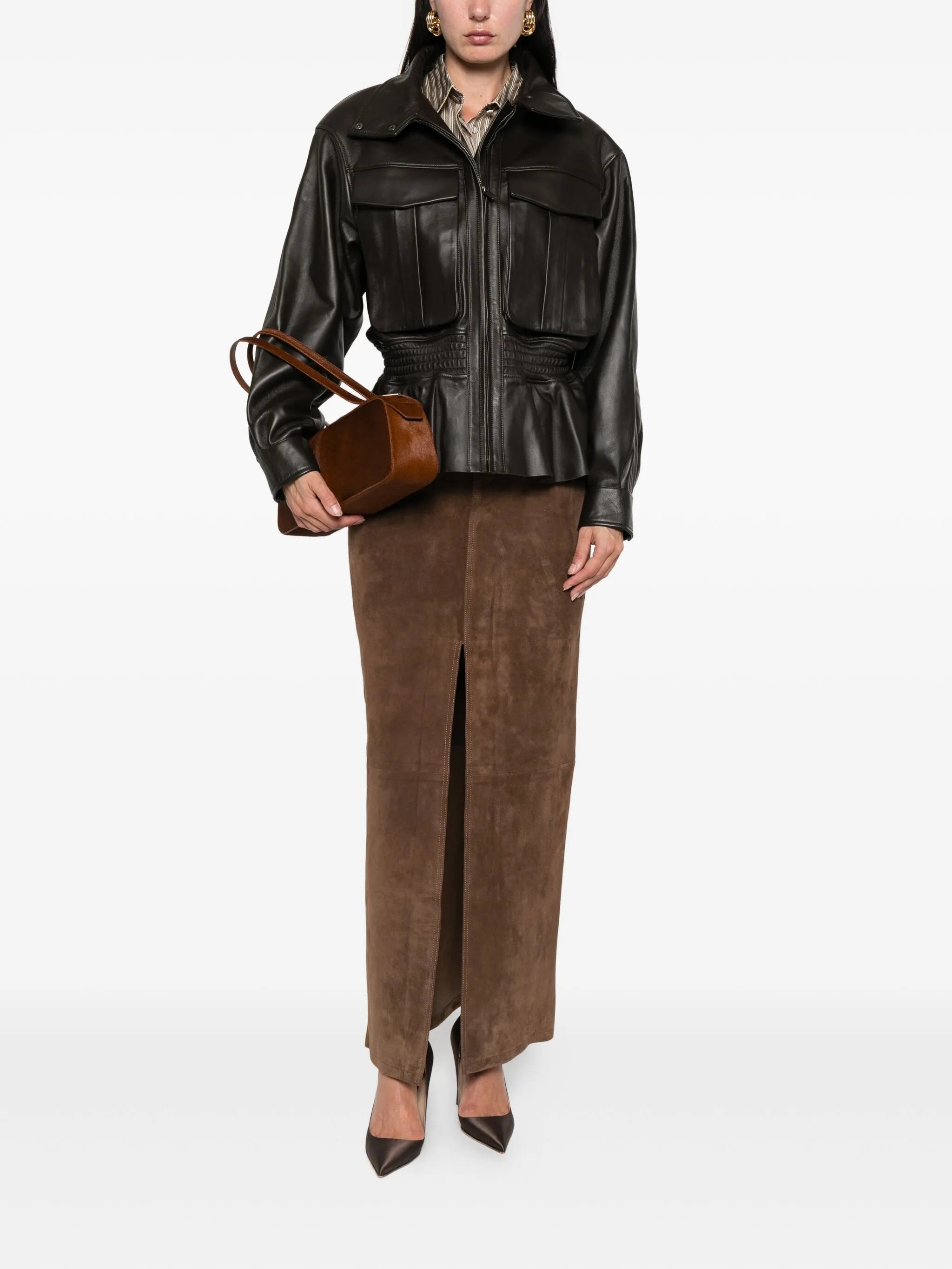 Hazel leather jacket