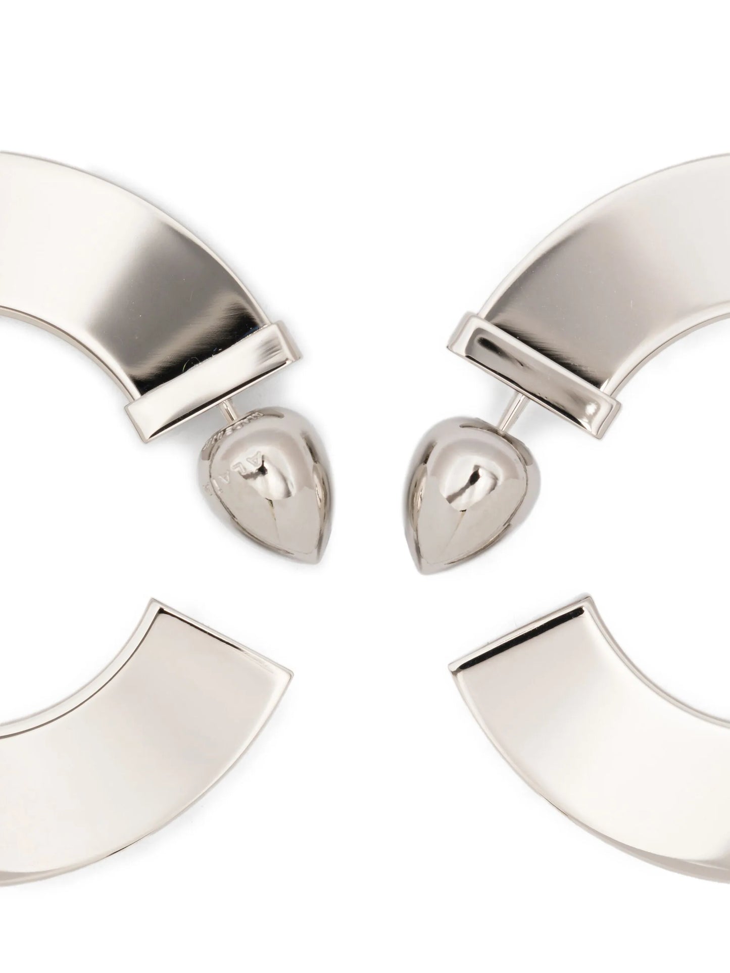 blade hoops earrings