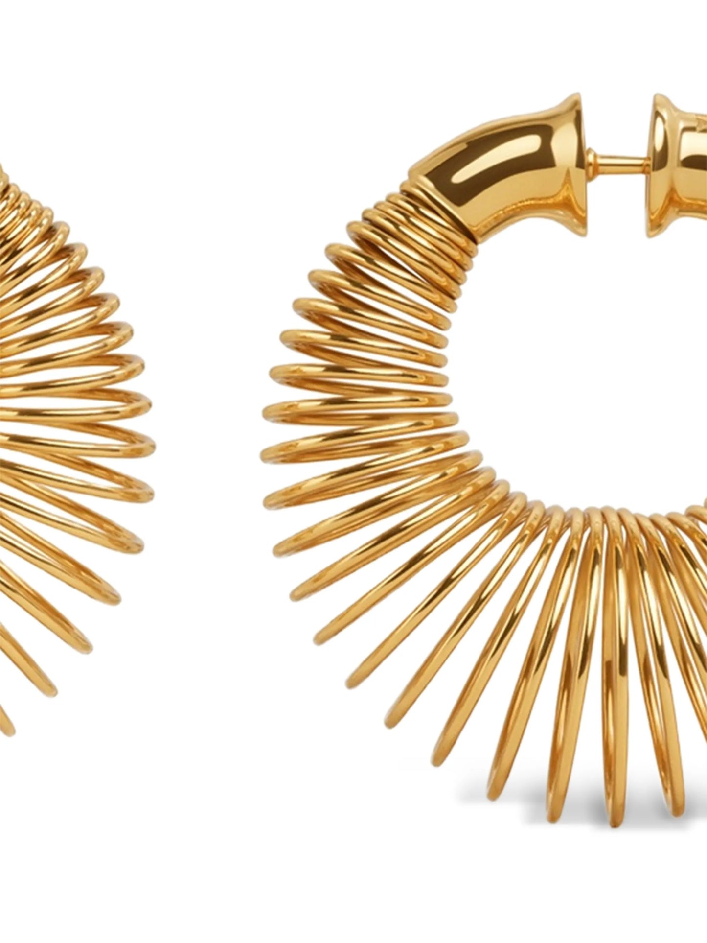 small Spiral hoop earrings