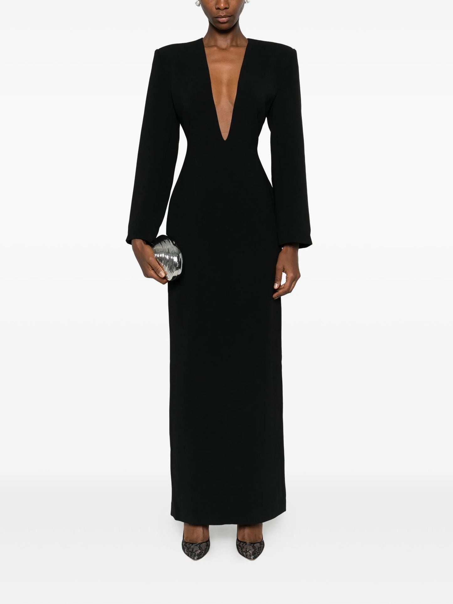 Deacon long-sleeve maxi dress