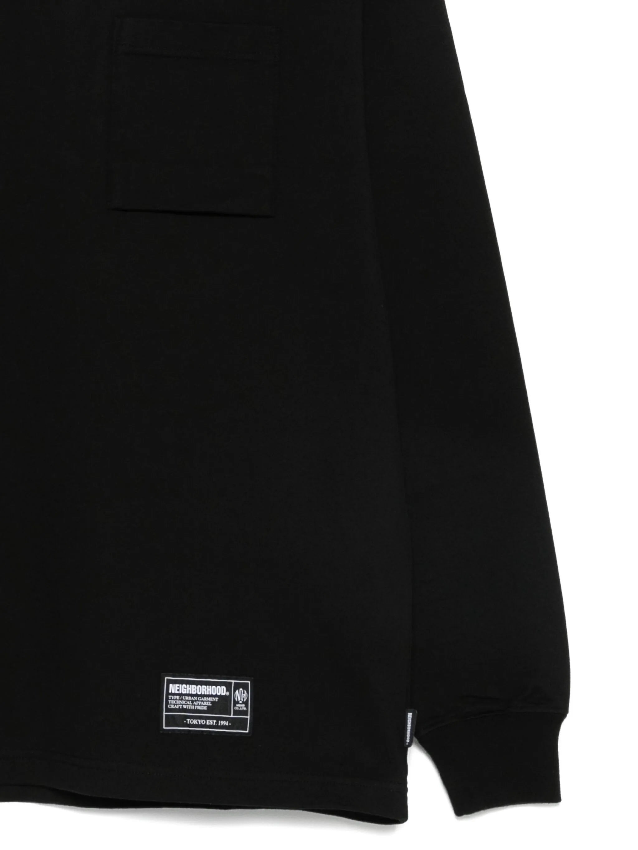 logo-patch long sleeve T-shirt