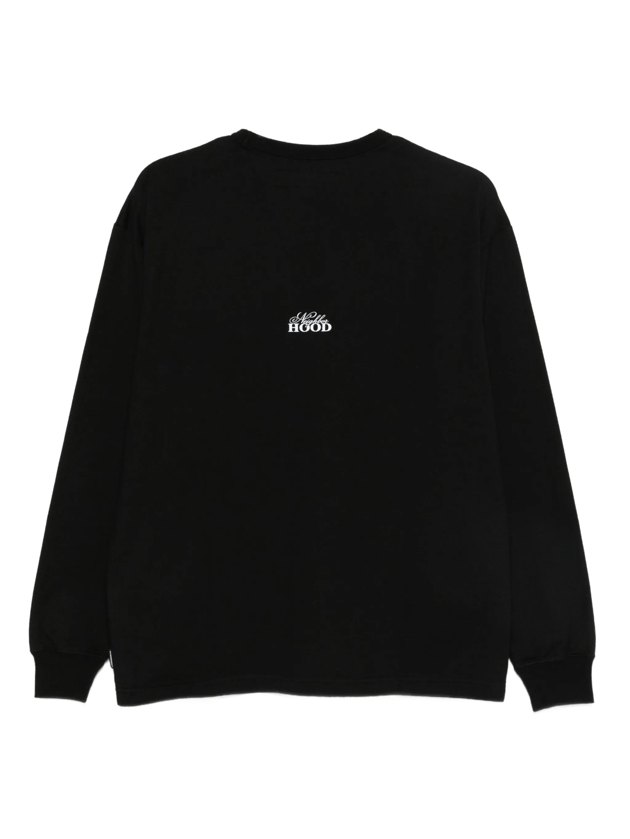 logo-patch long sleeve T-shirt