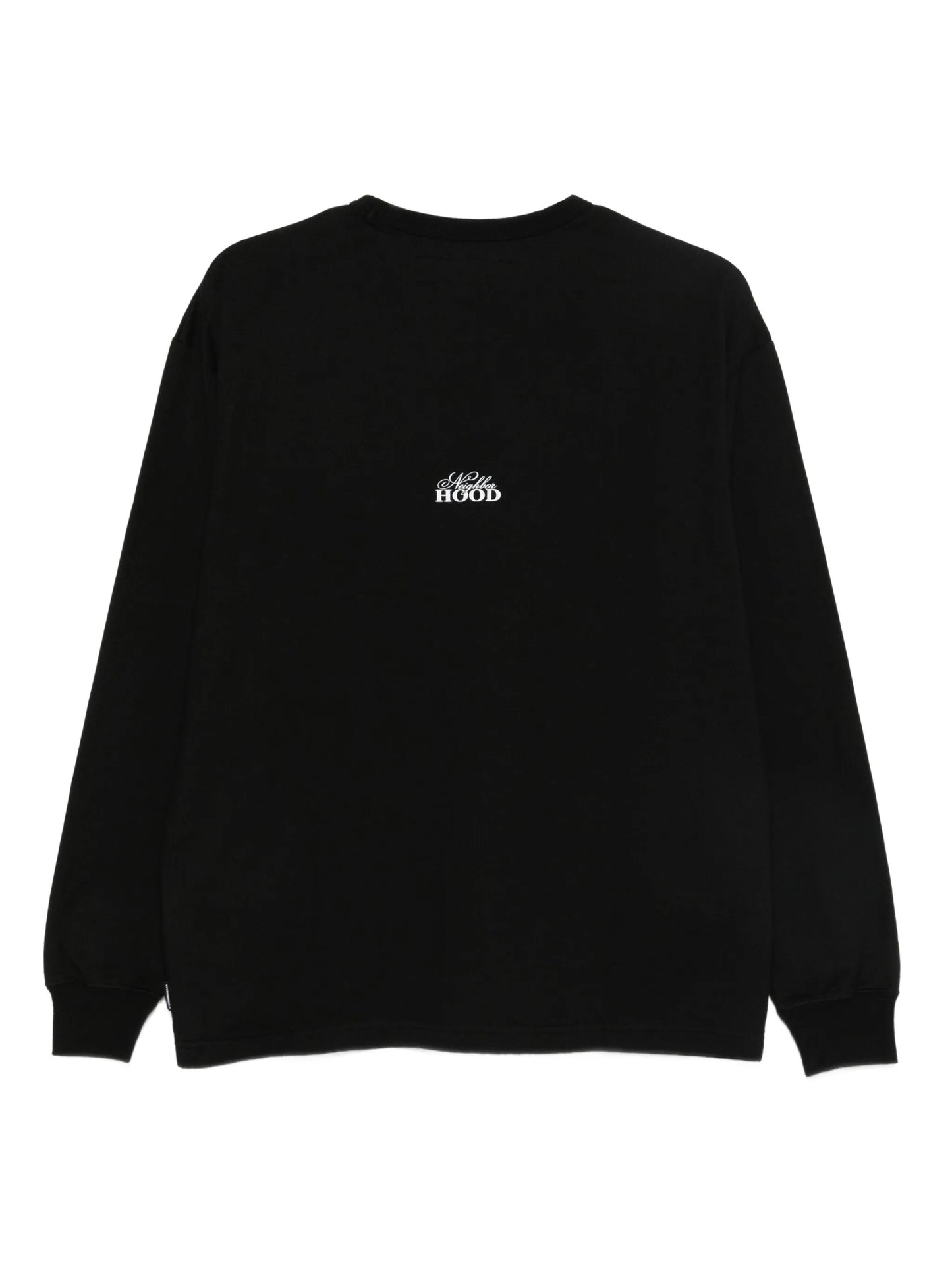 logo-patch long sleeve T-shirt