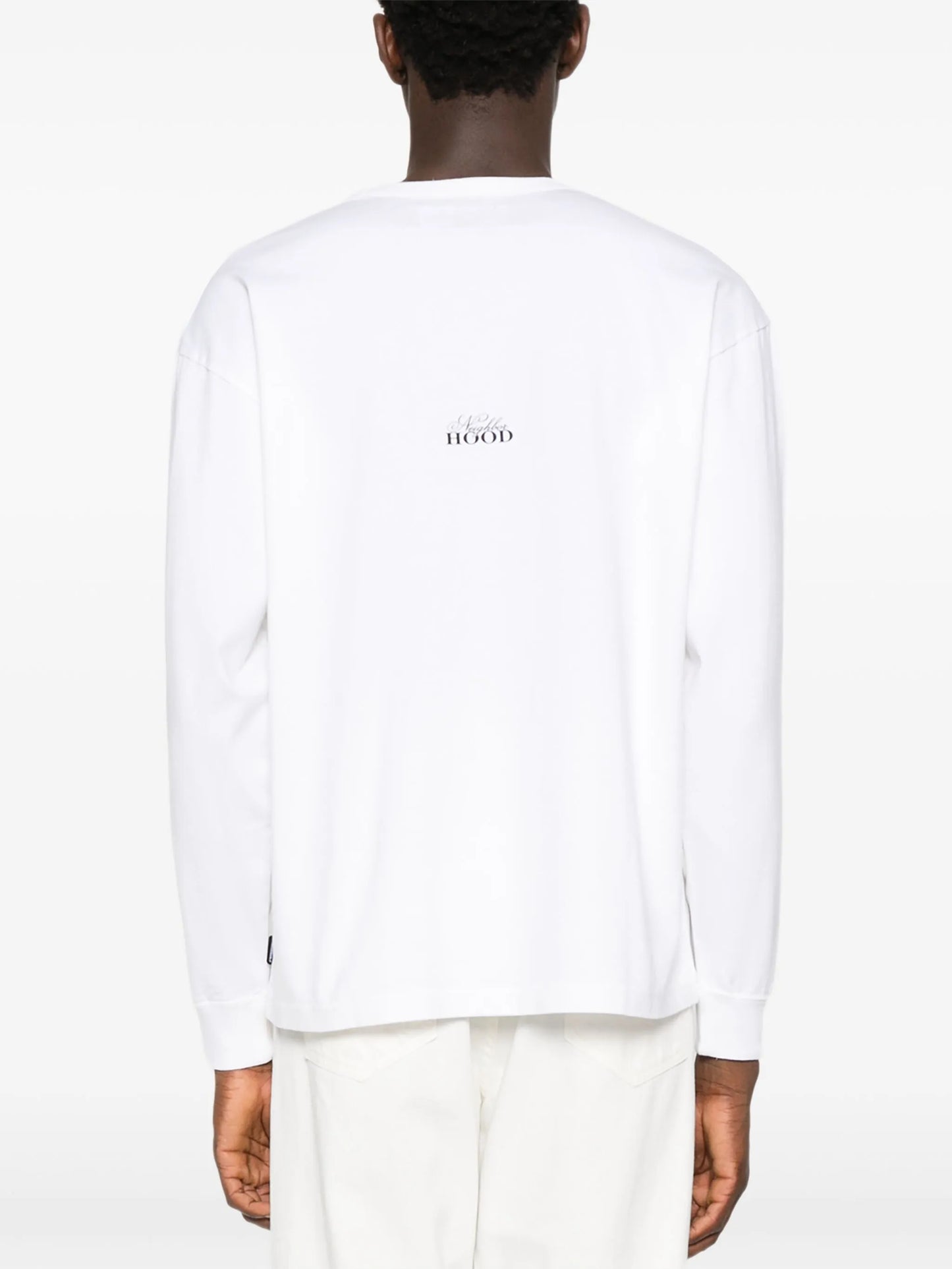 crew-neck patch-pocket T-shirt