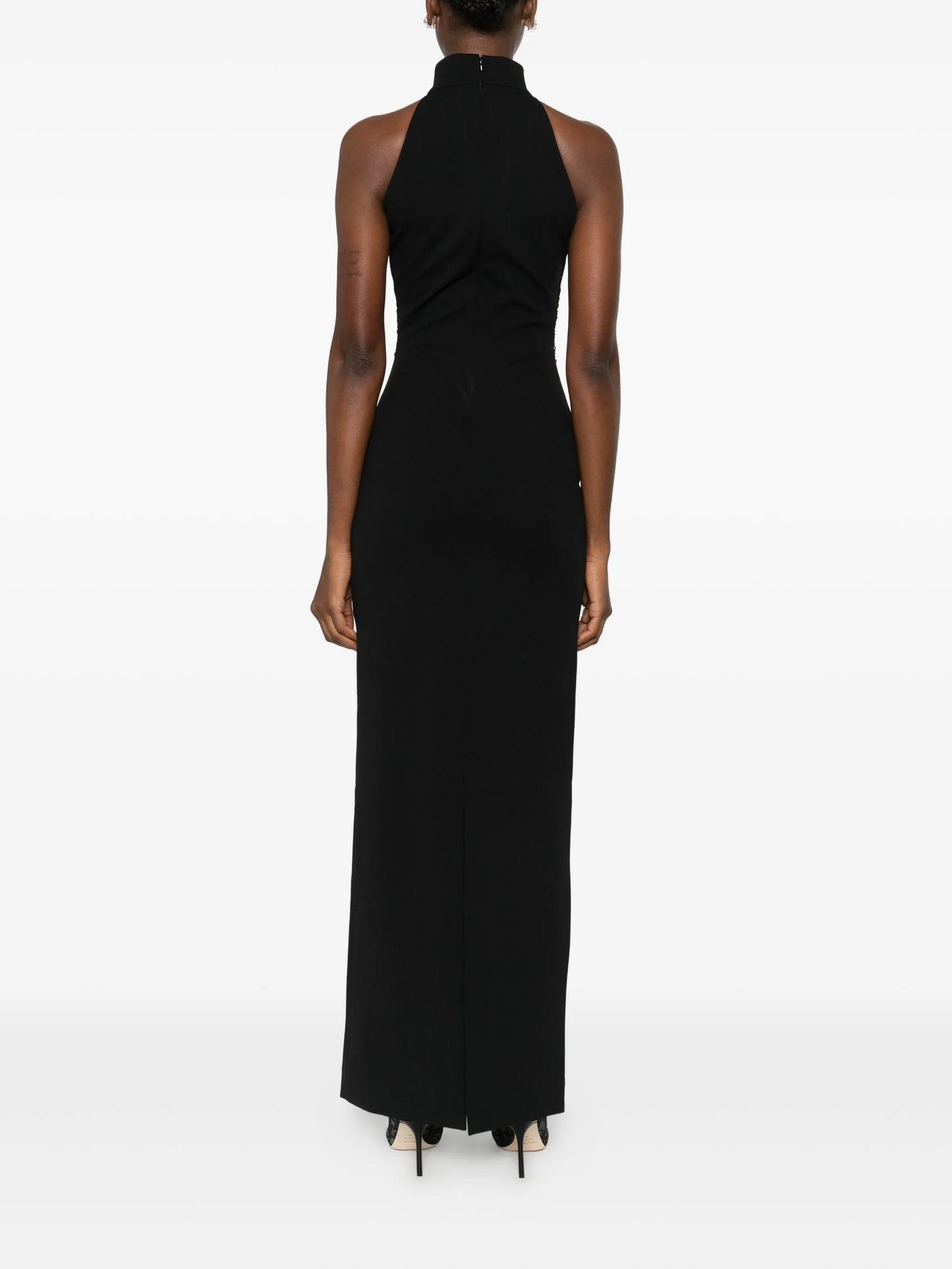 Portia embellished halterneck maxi dress