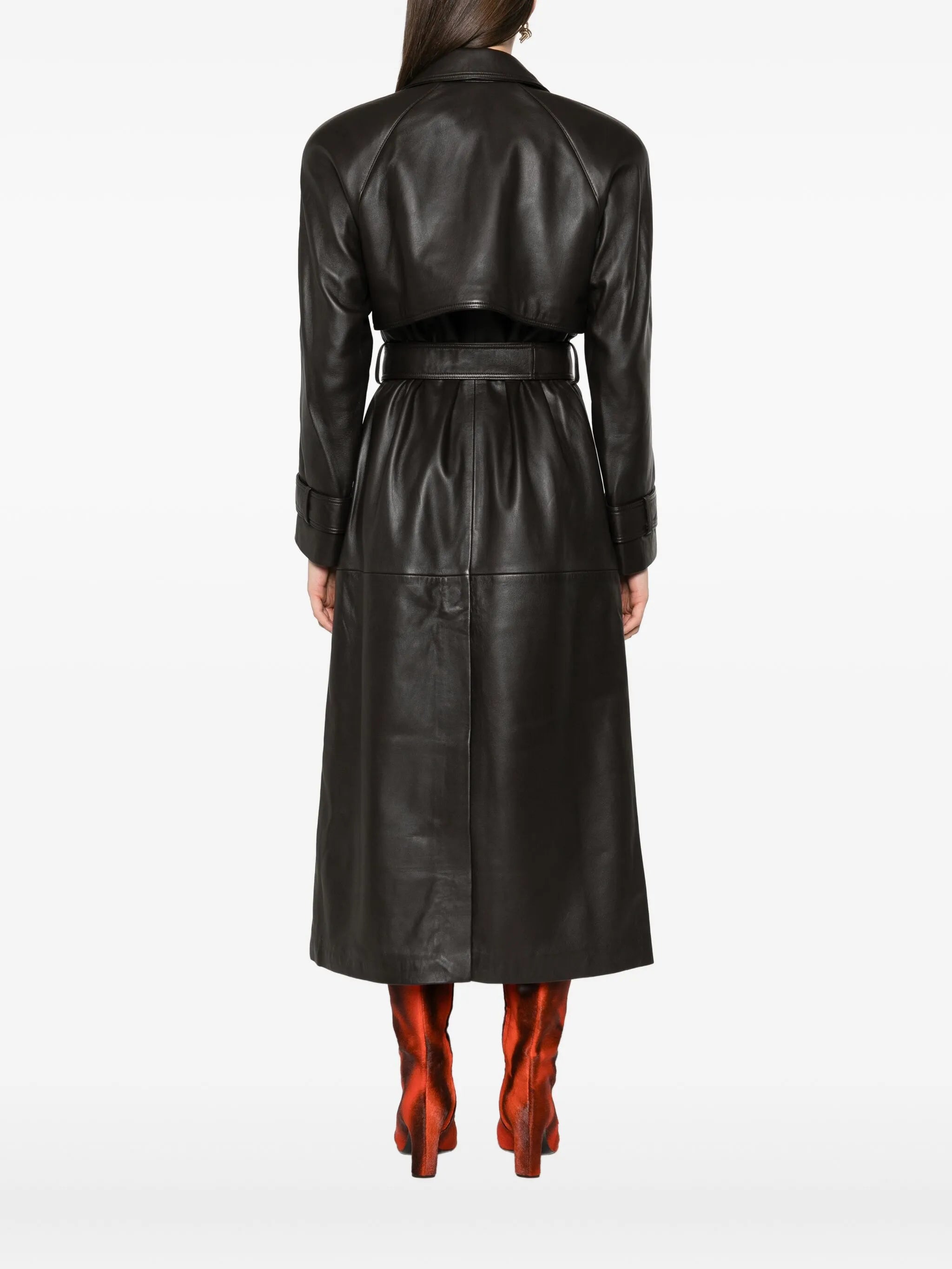 leather trench coat
