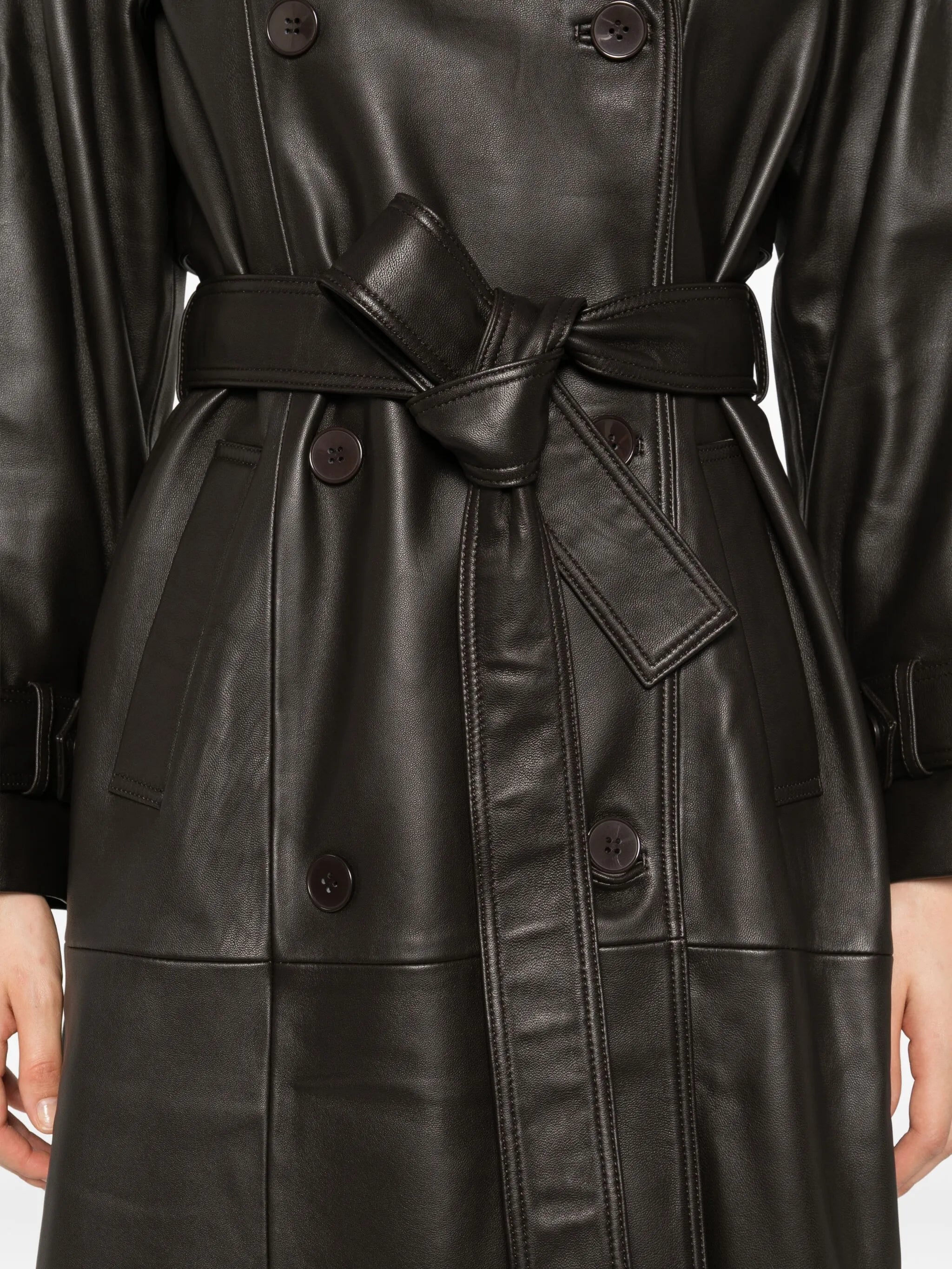 leather trench coat