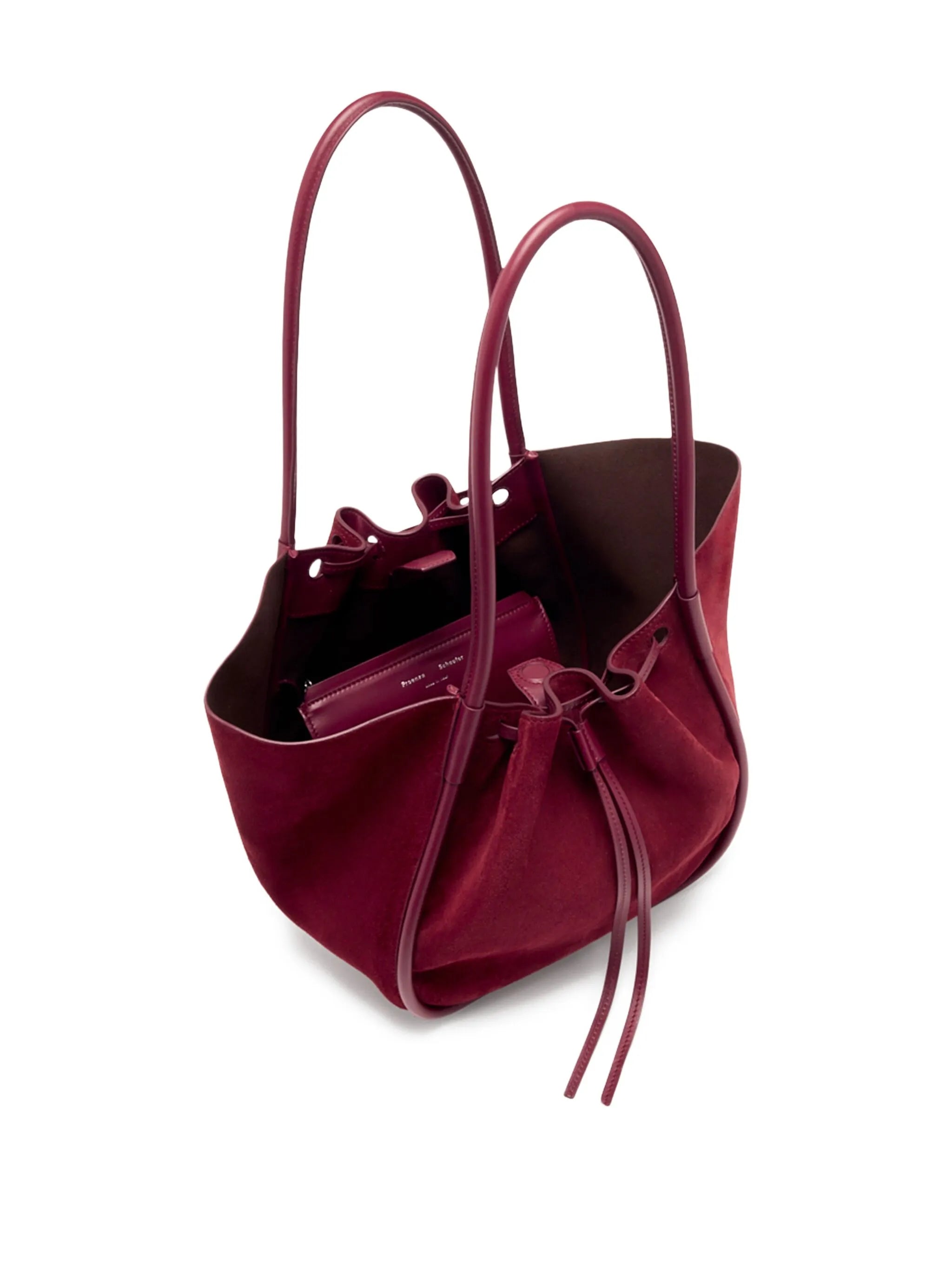 large Ruched tote bag