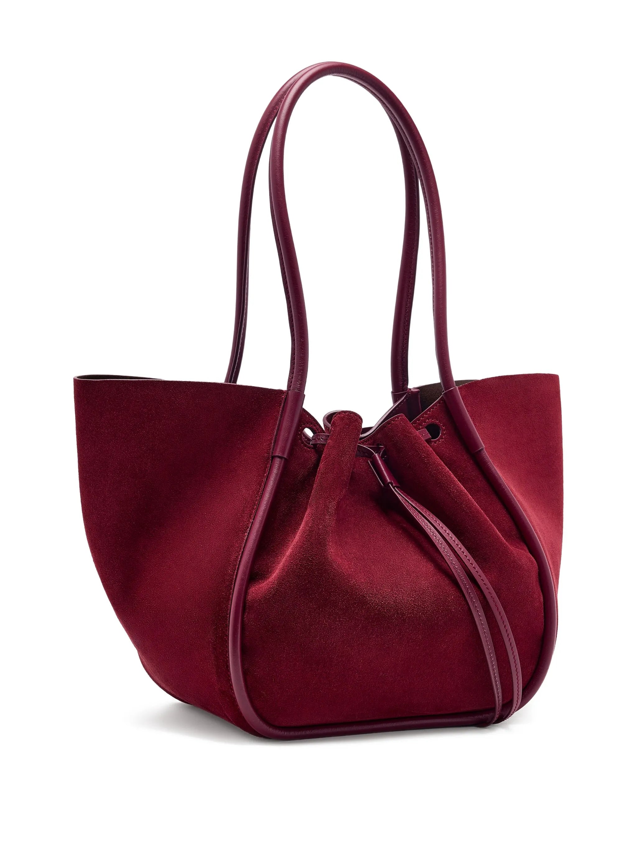 large Ruched tote bag