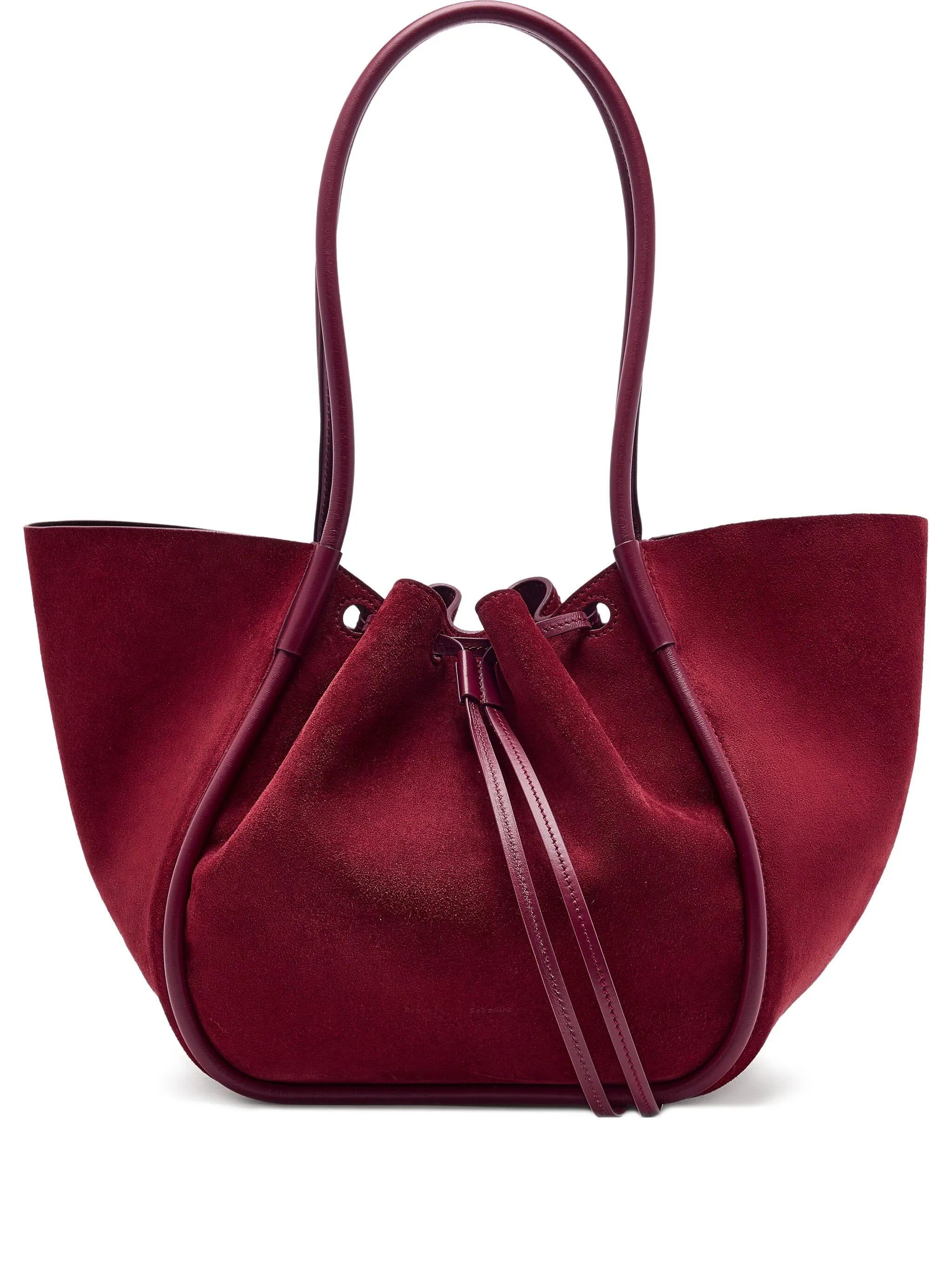 large Ruched tote bag