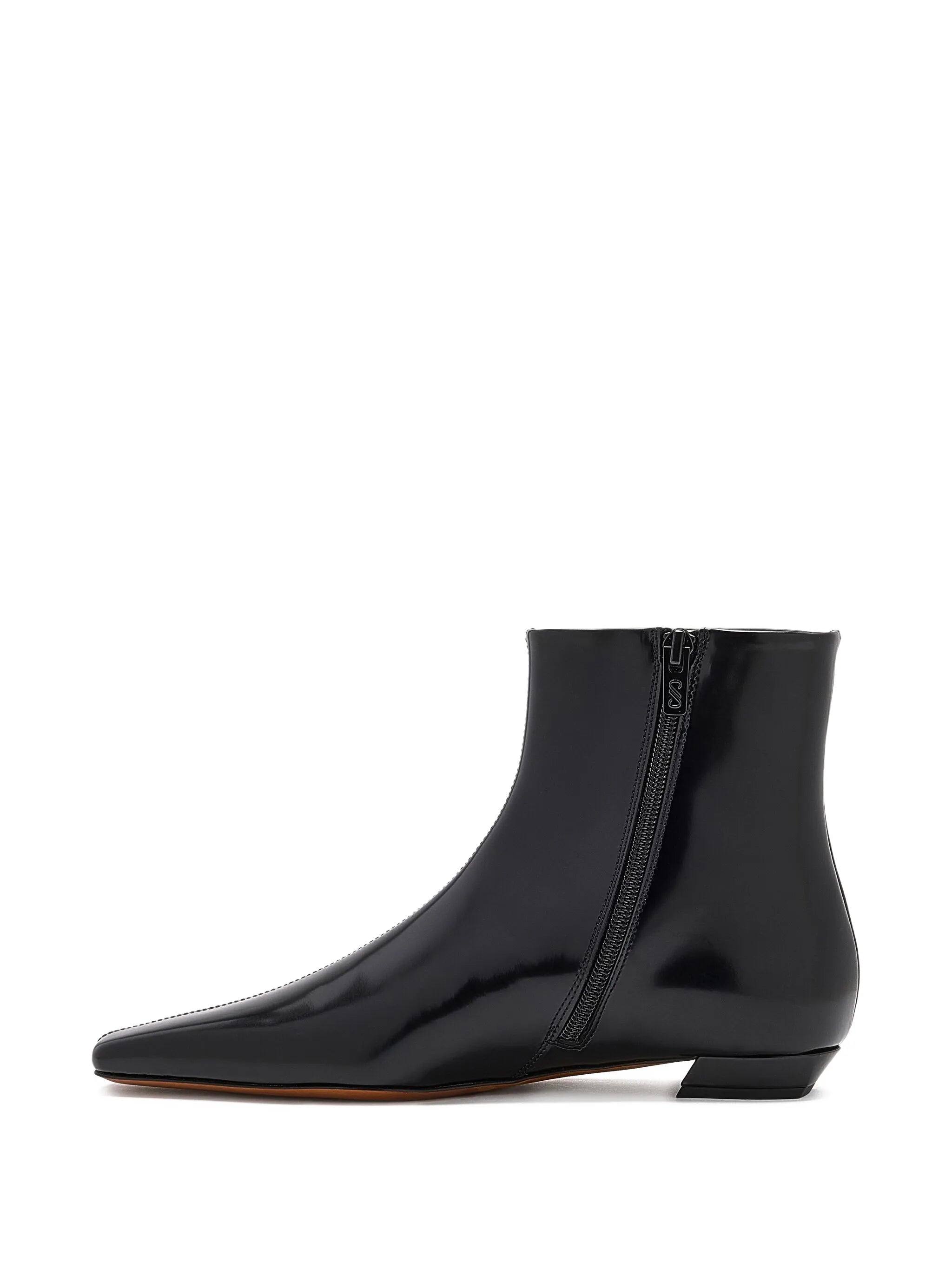 Trap ankle boots