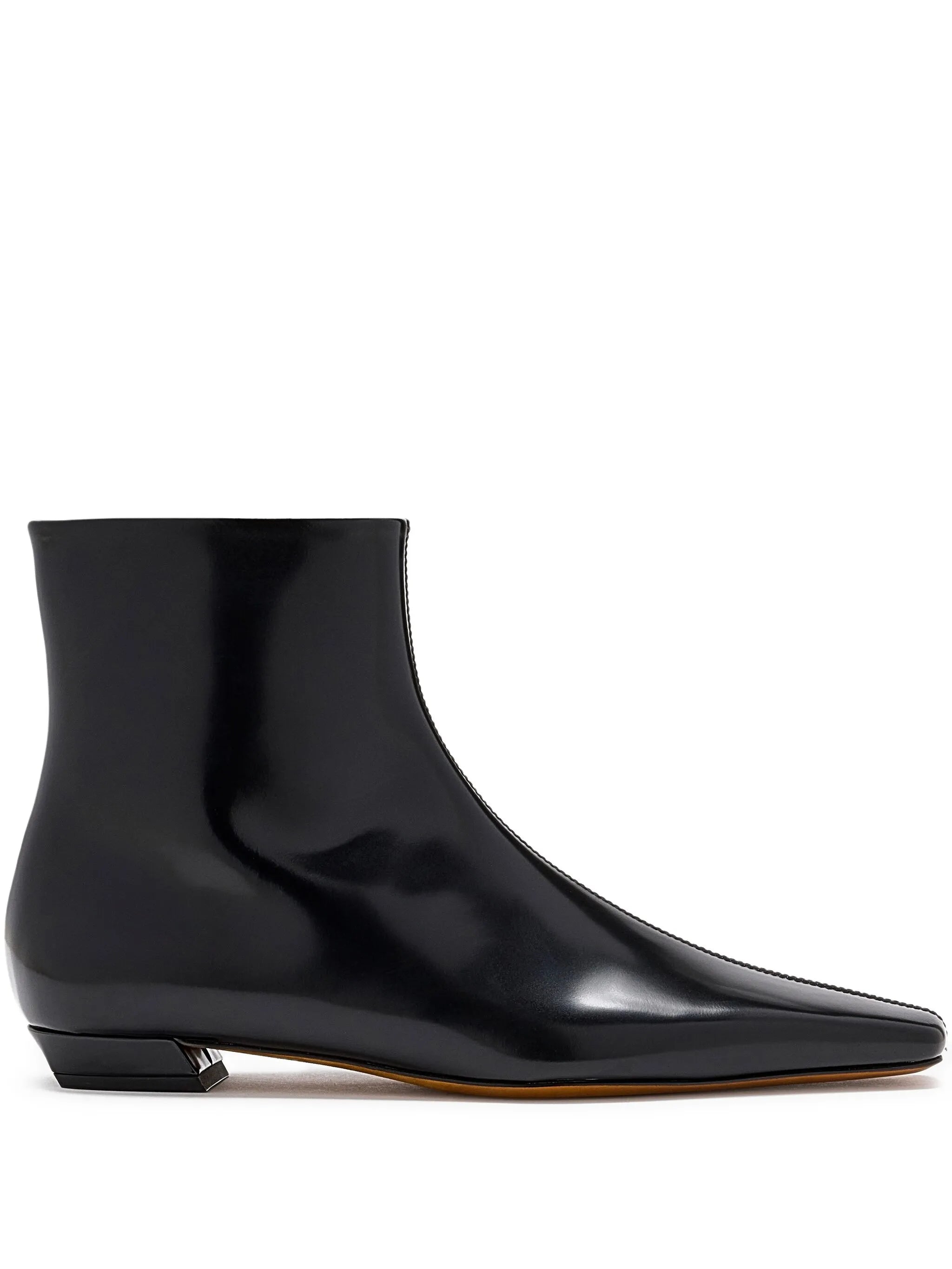 Trap ankle boots