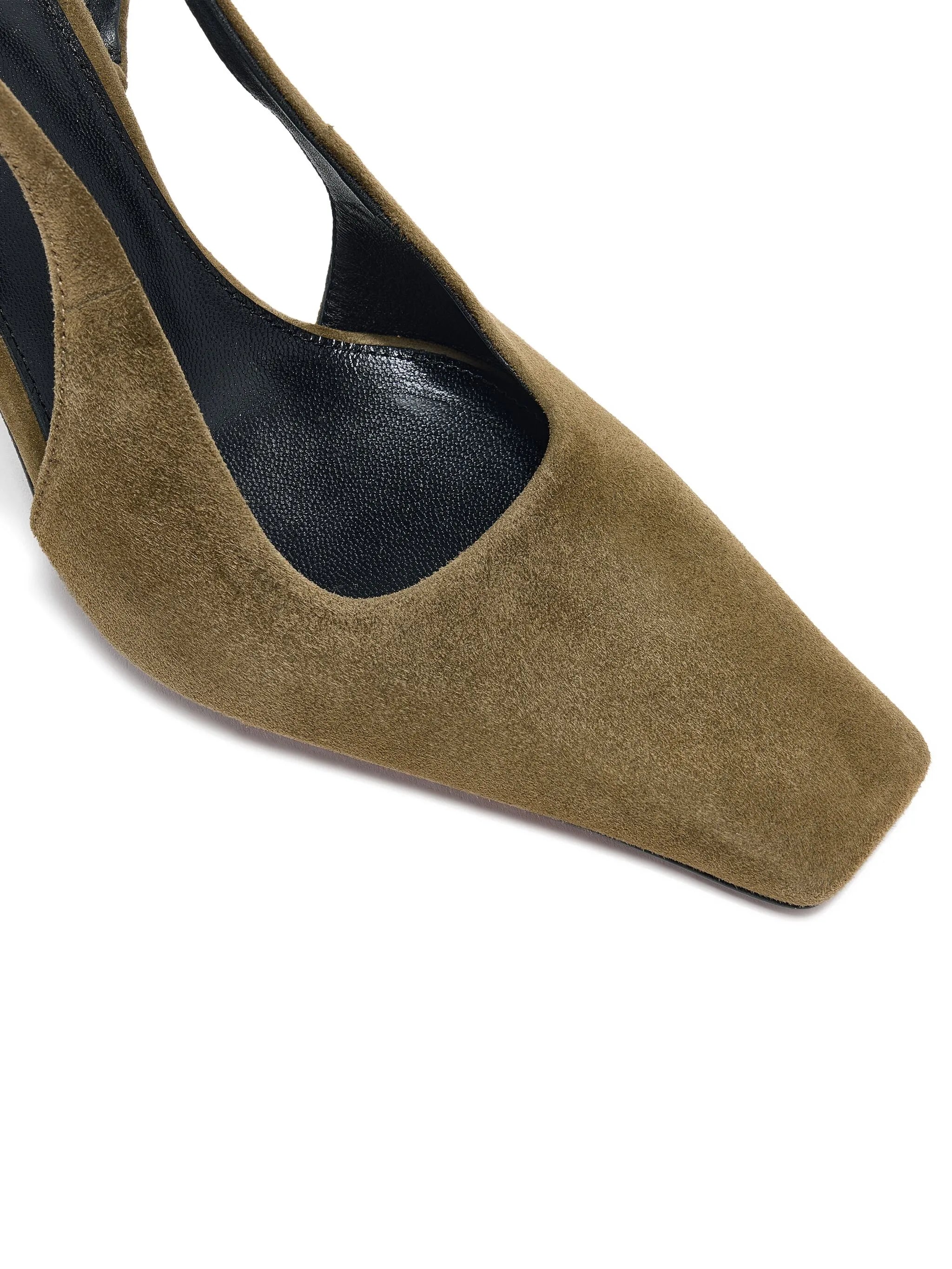 90mm Trap Cross heeled pumps