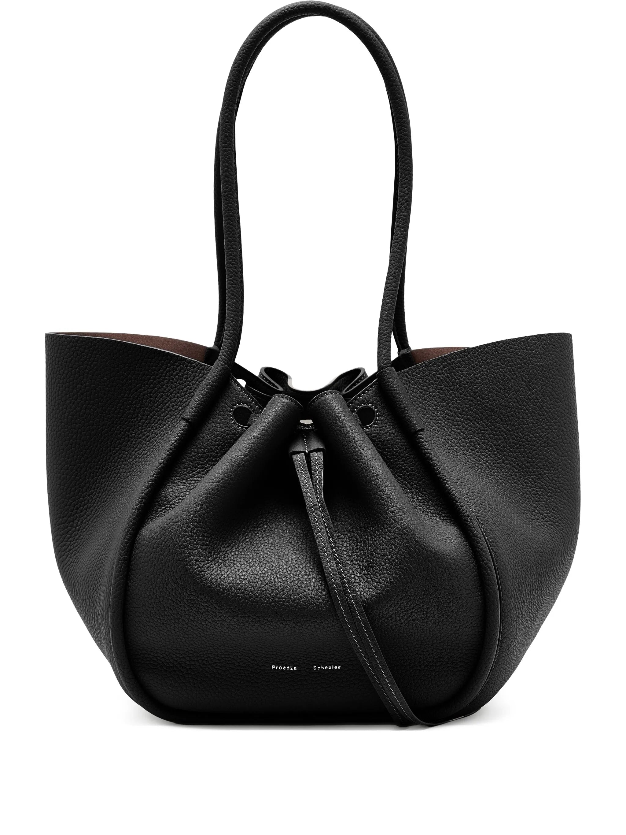 large Ruched tote bag