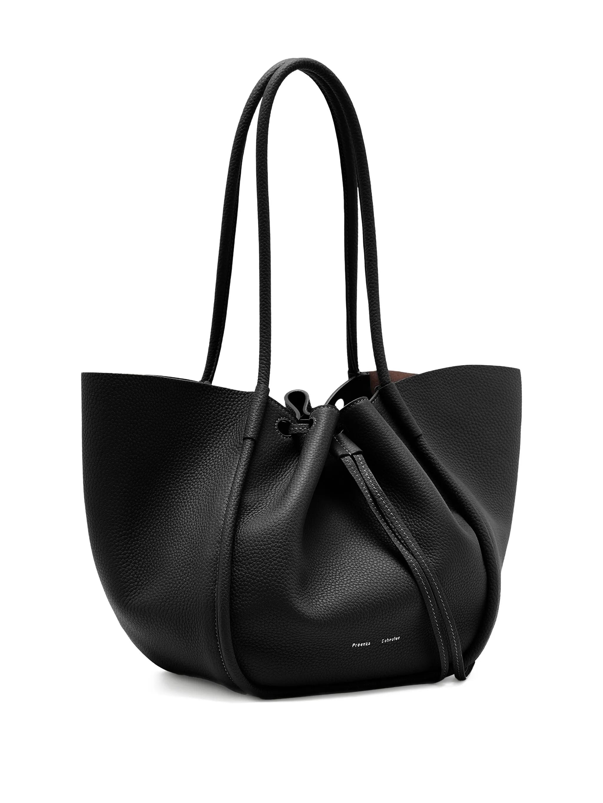 large Ruched tote bag
