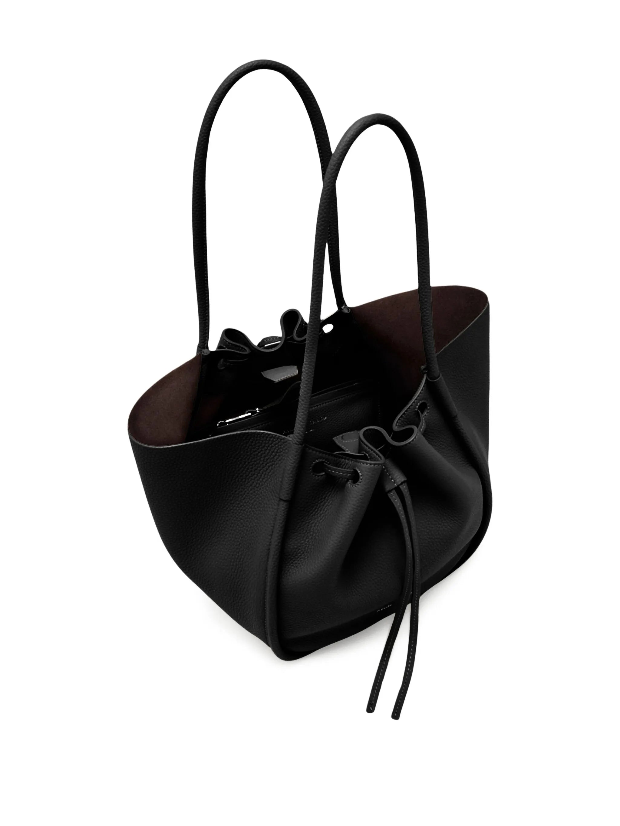 large Ruched tote bag