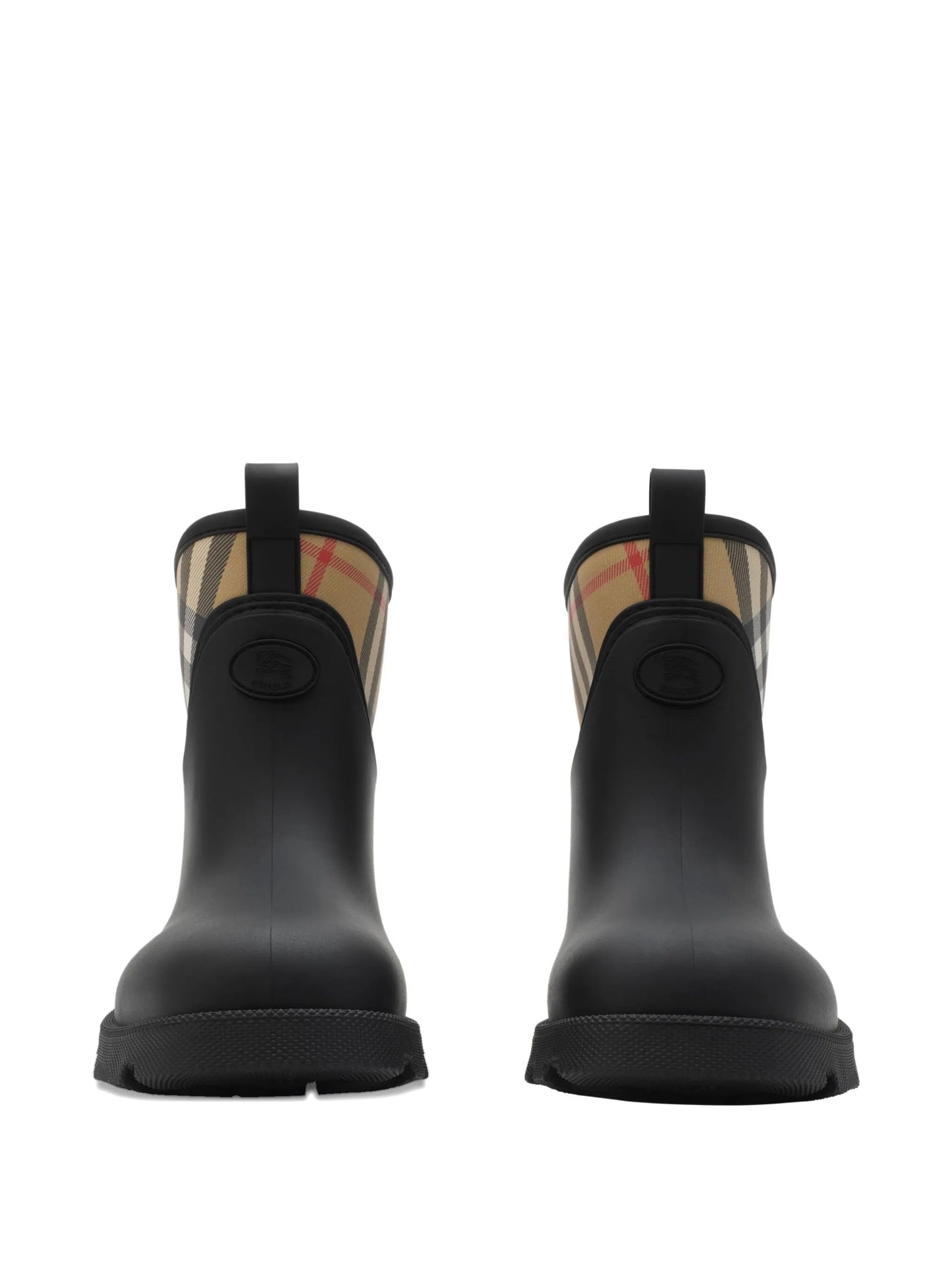 Vintage Check-detailed rain boots