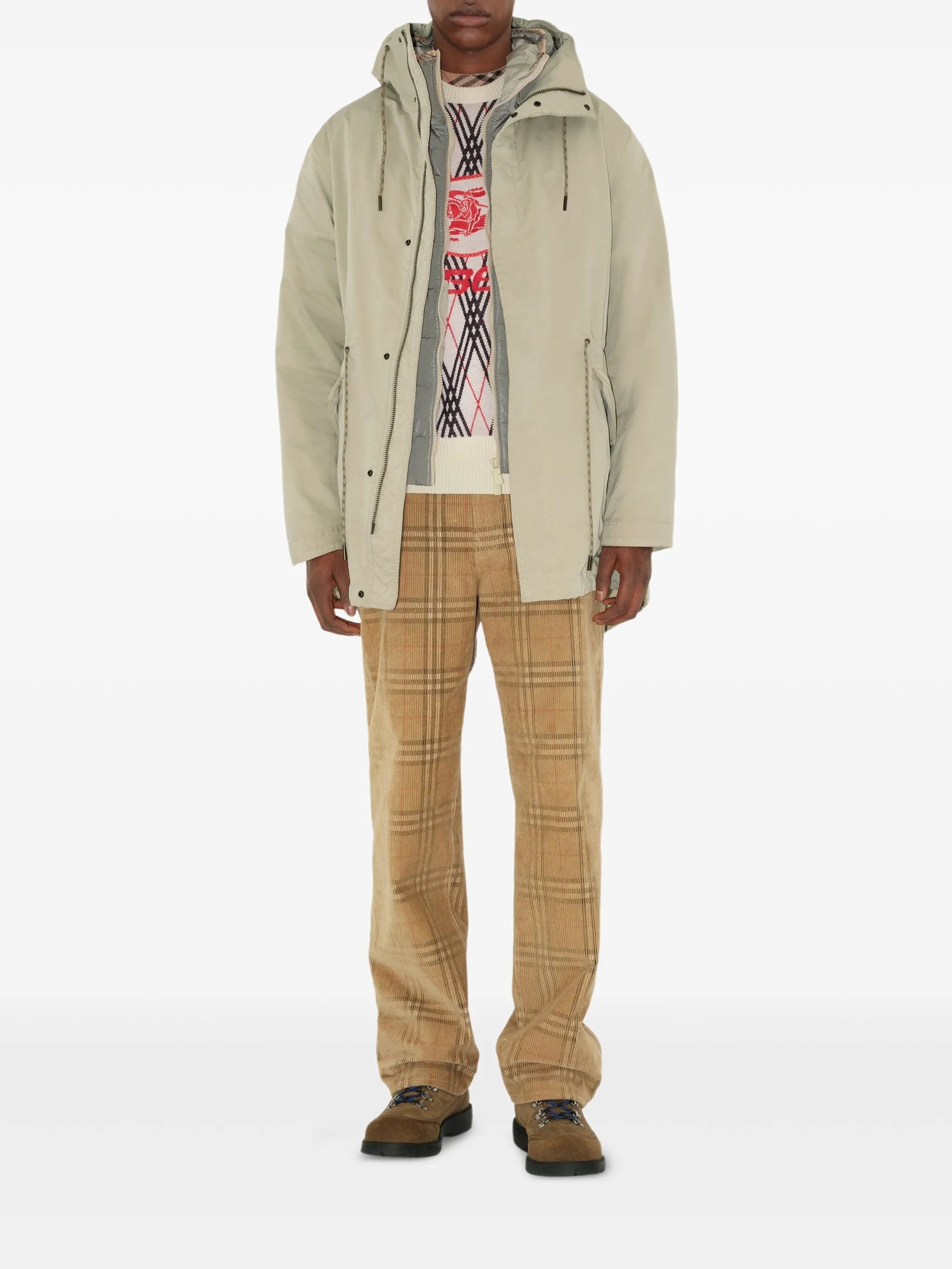 layered parka
