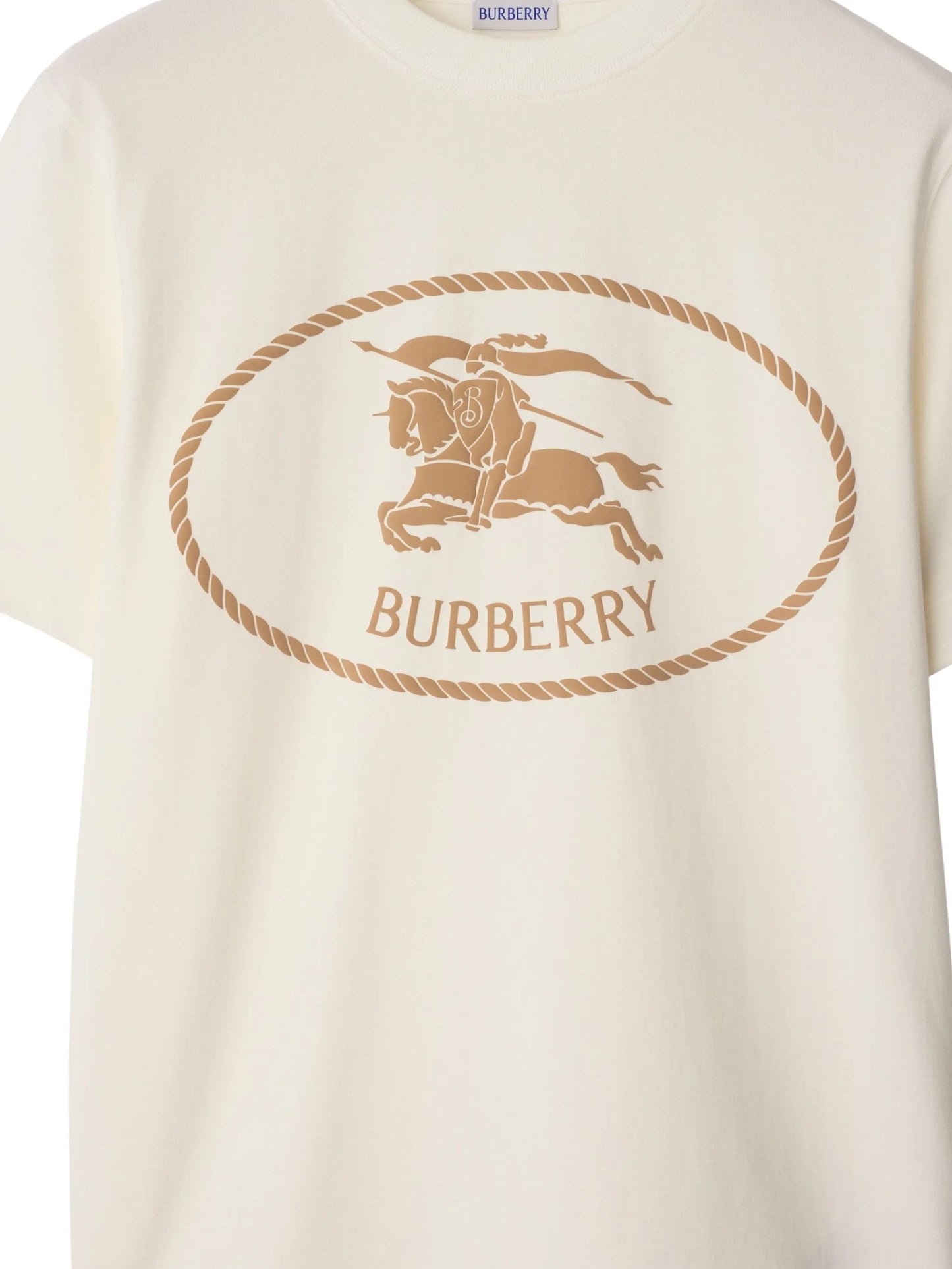 Knight-stamp cotton T-shirt