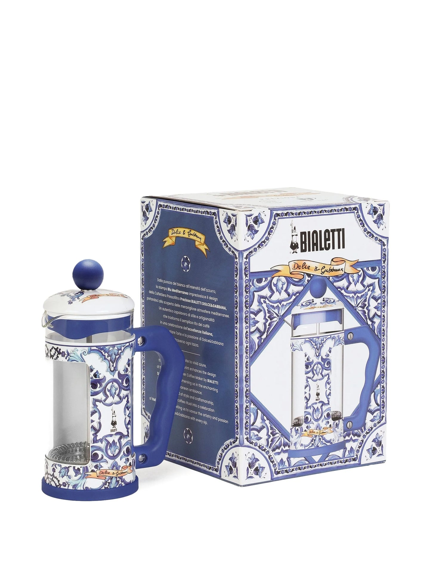 x Bialetti Carretto-print French coffee press