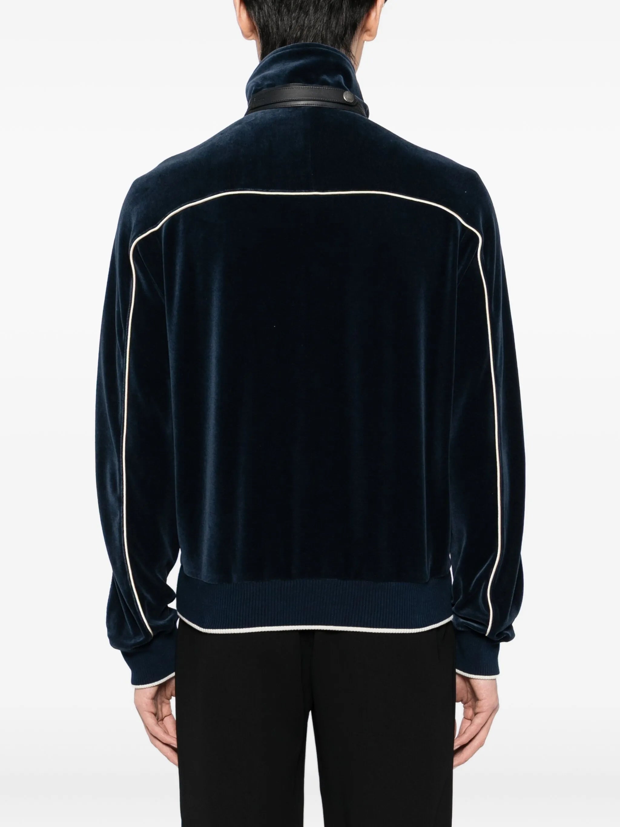 two-way zip up jacket