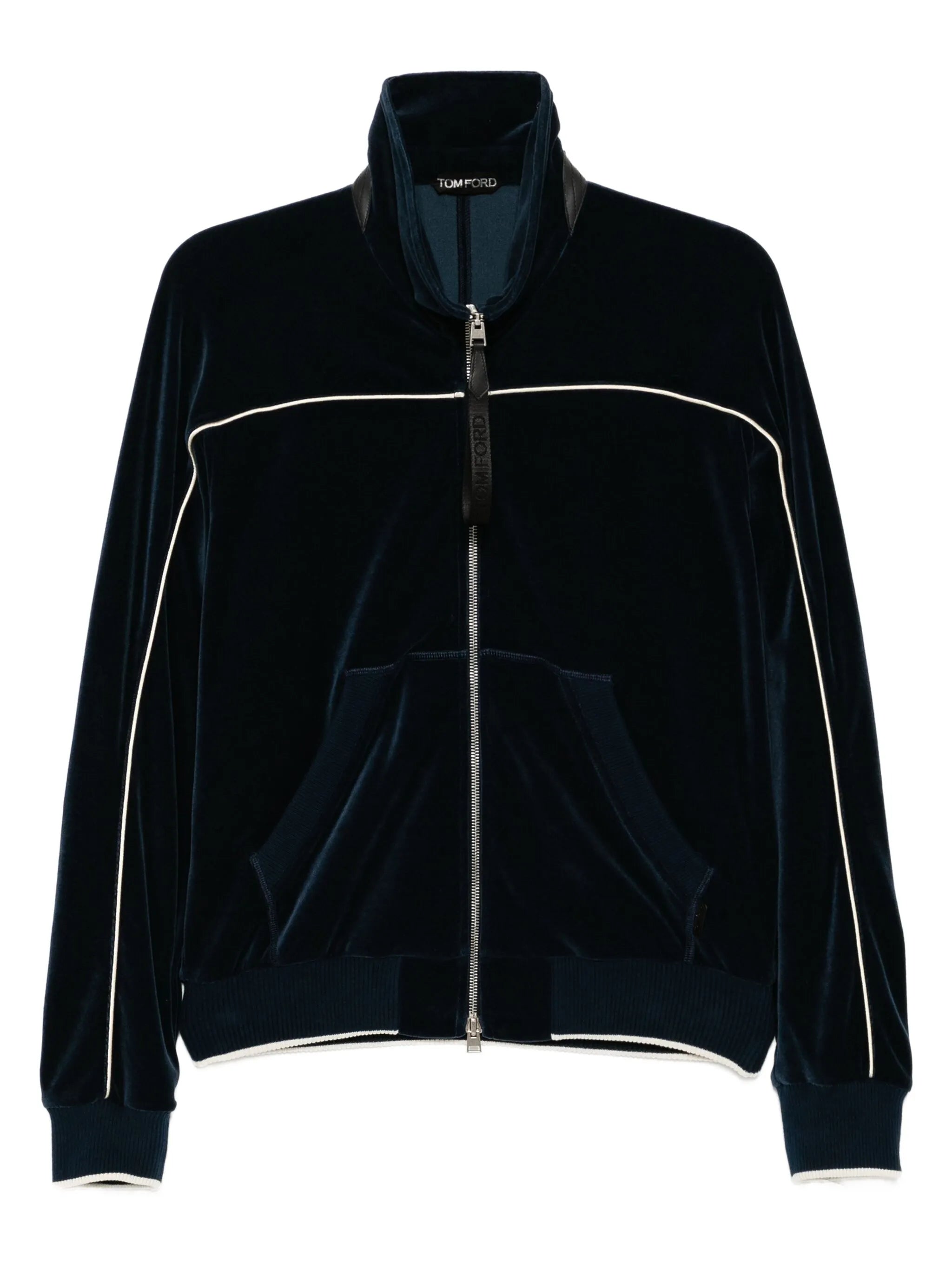two-way zip up jacket