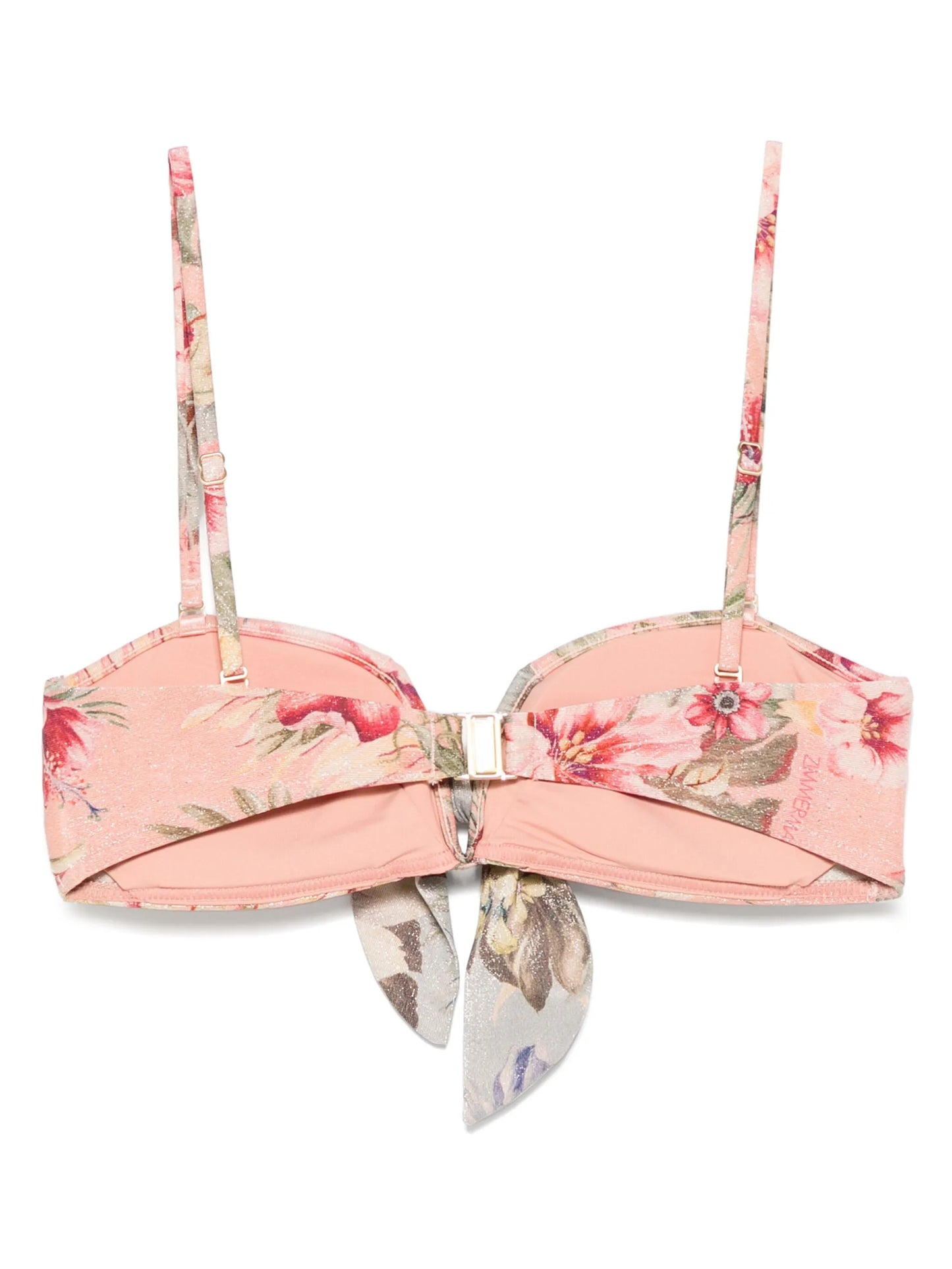floral print bikini top