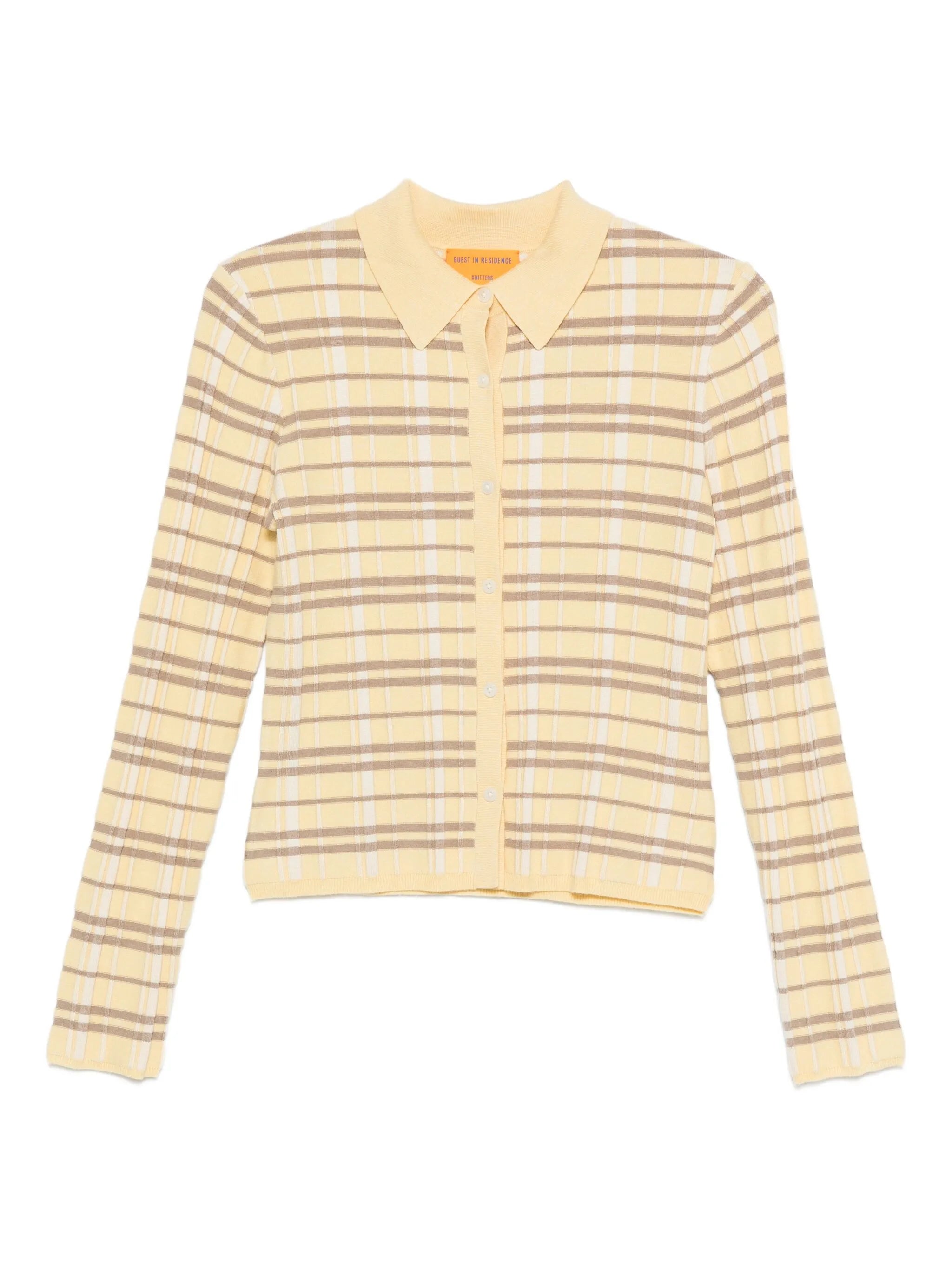 Elle plaid cardigan