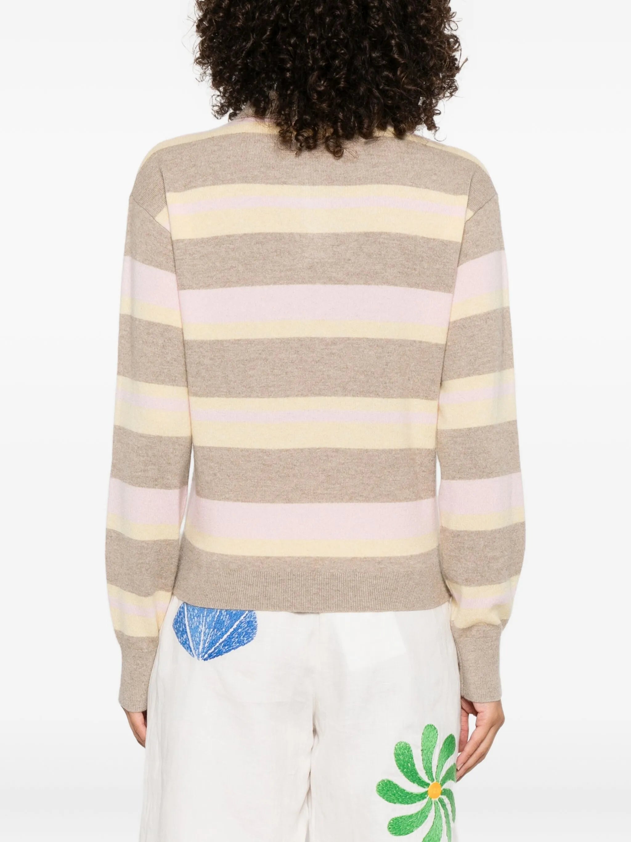 striped polo shirt