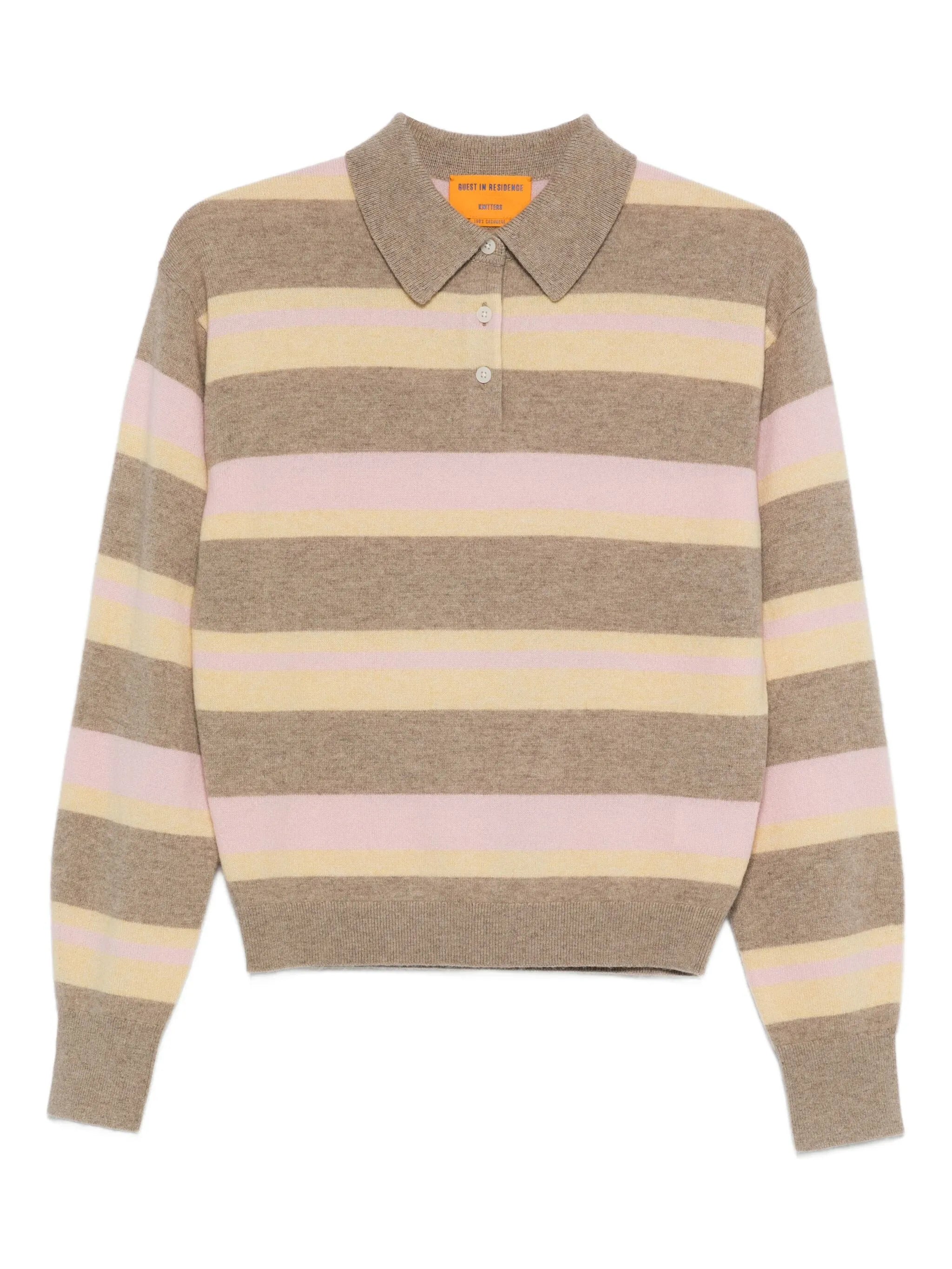 striped polo shirt
