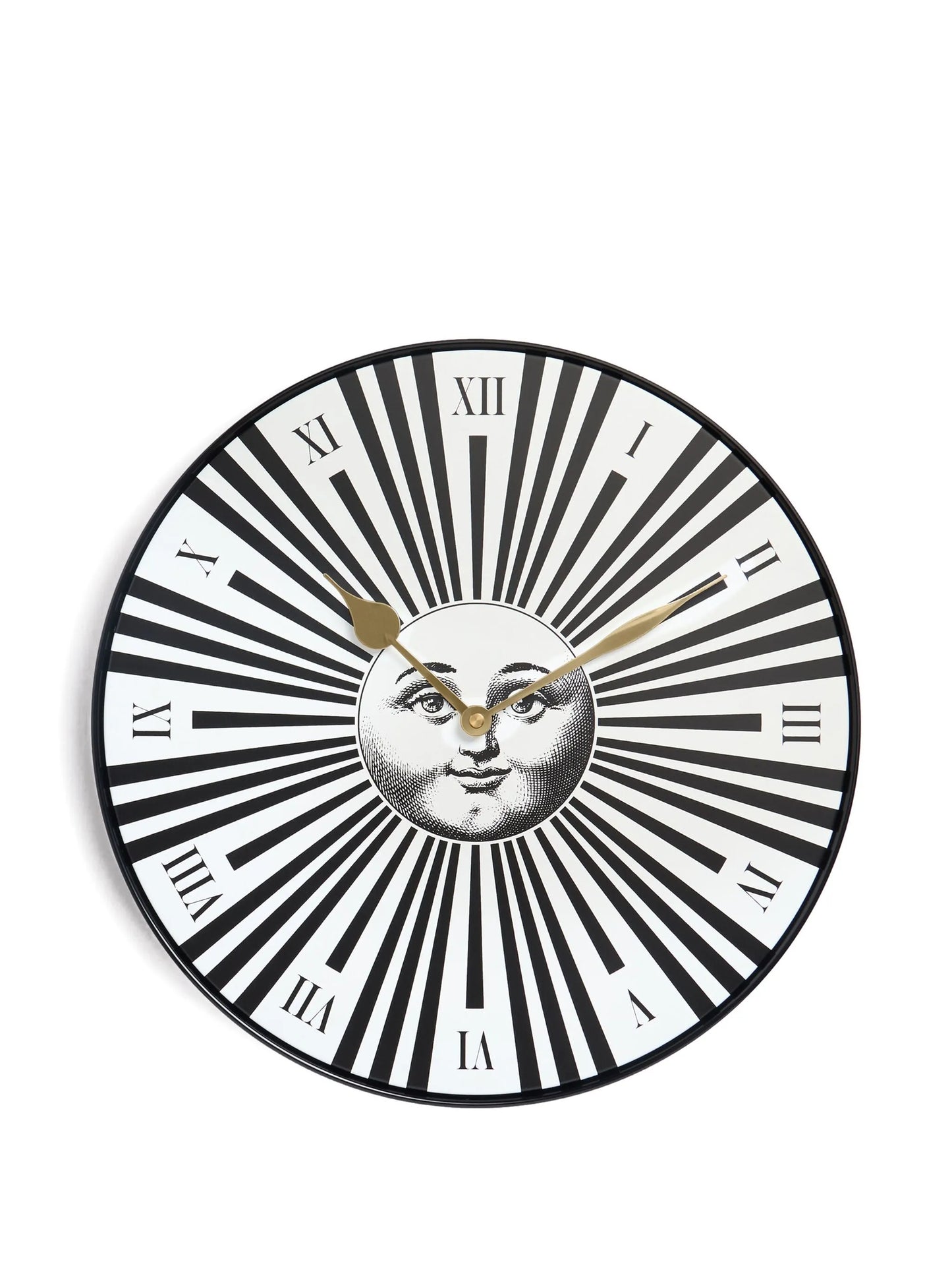 sun-motif wall clock