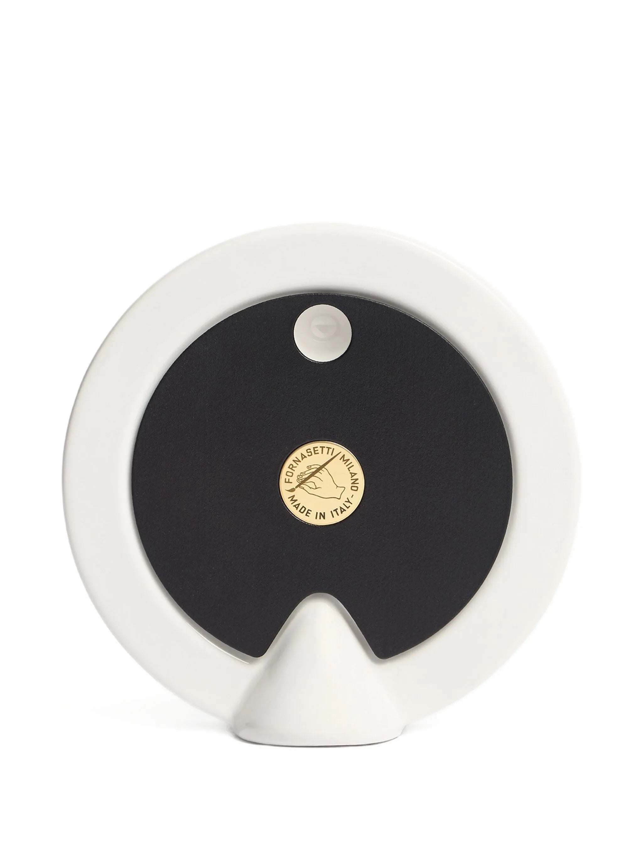 graphic eye-motif clock