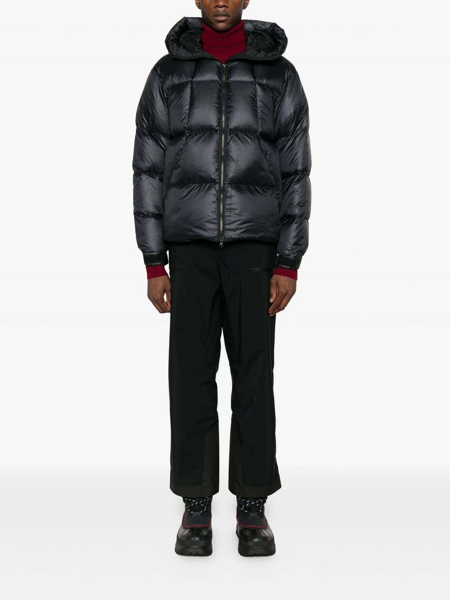 Quantum hooded padded jacket