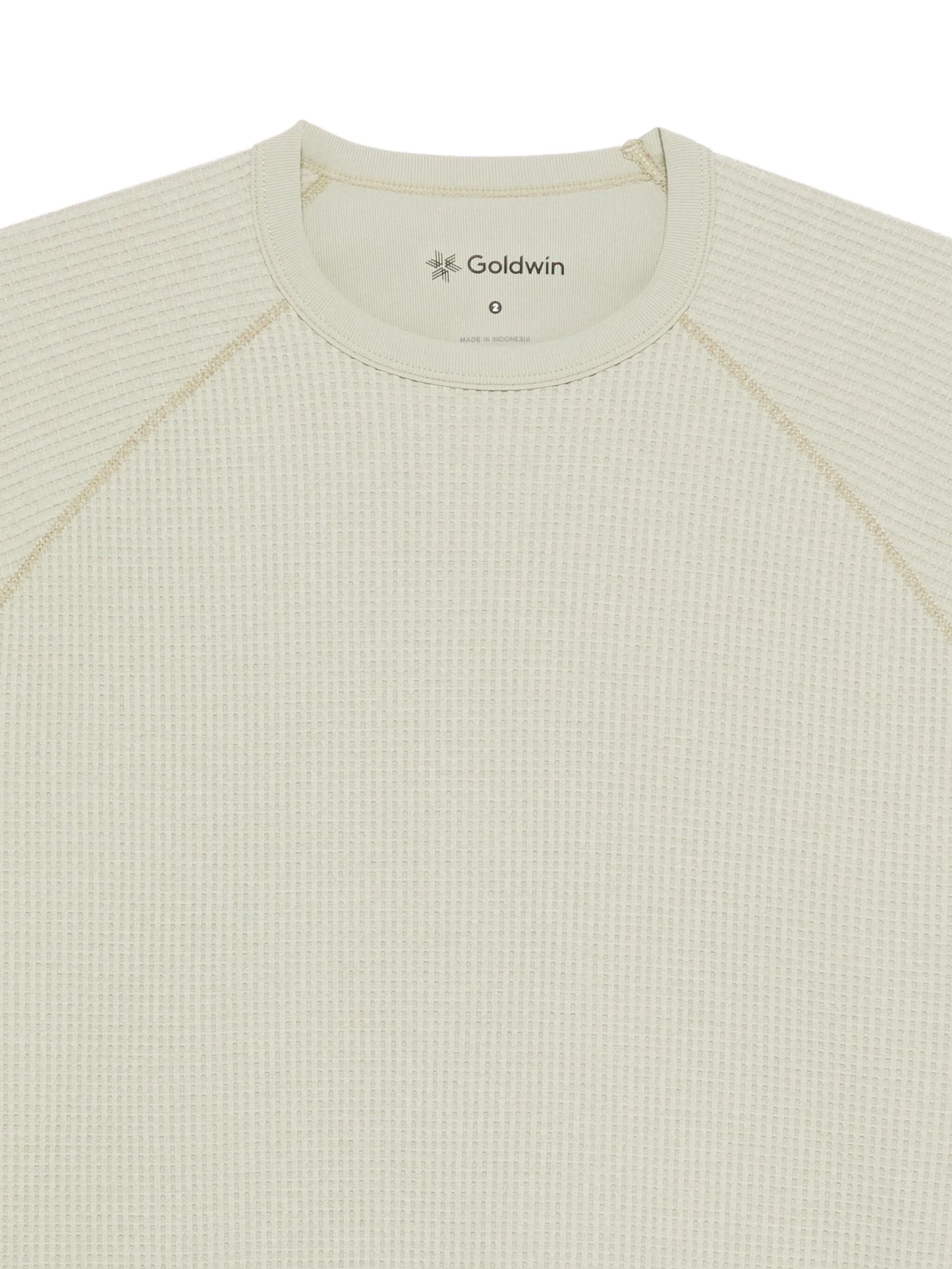 waffle-knit performance T-shirt