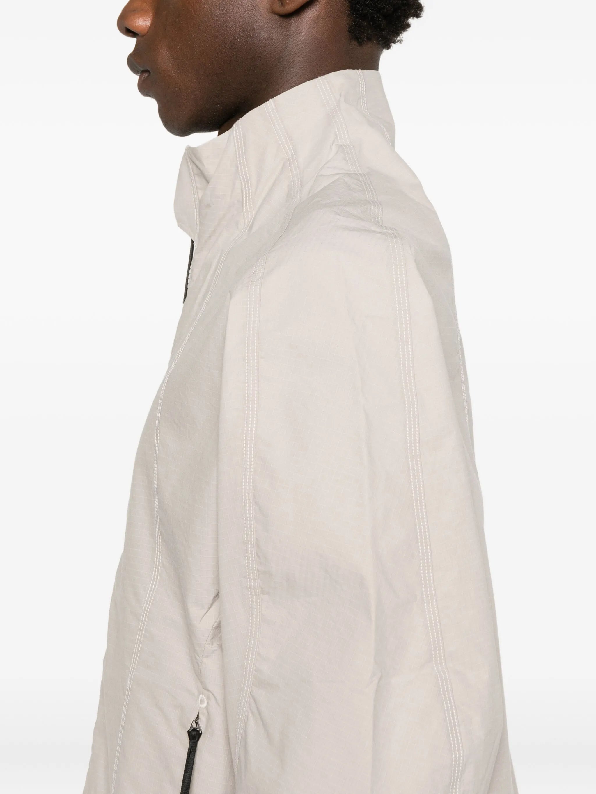 Seed ripstop-texture jacket