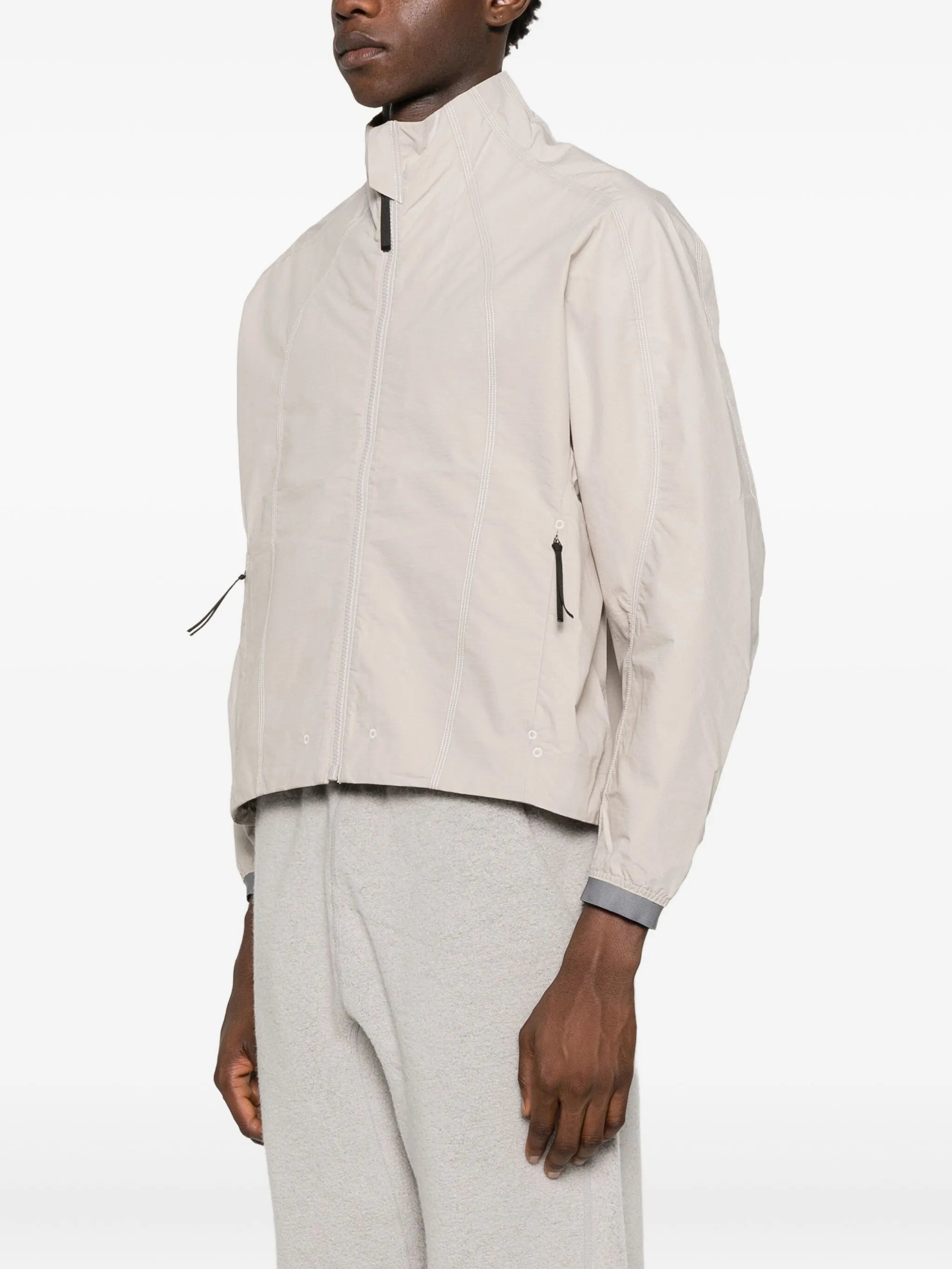 Seed ripstop-texture jacket