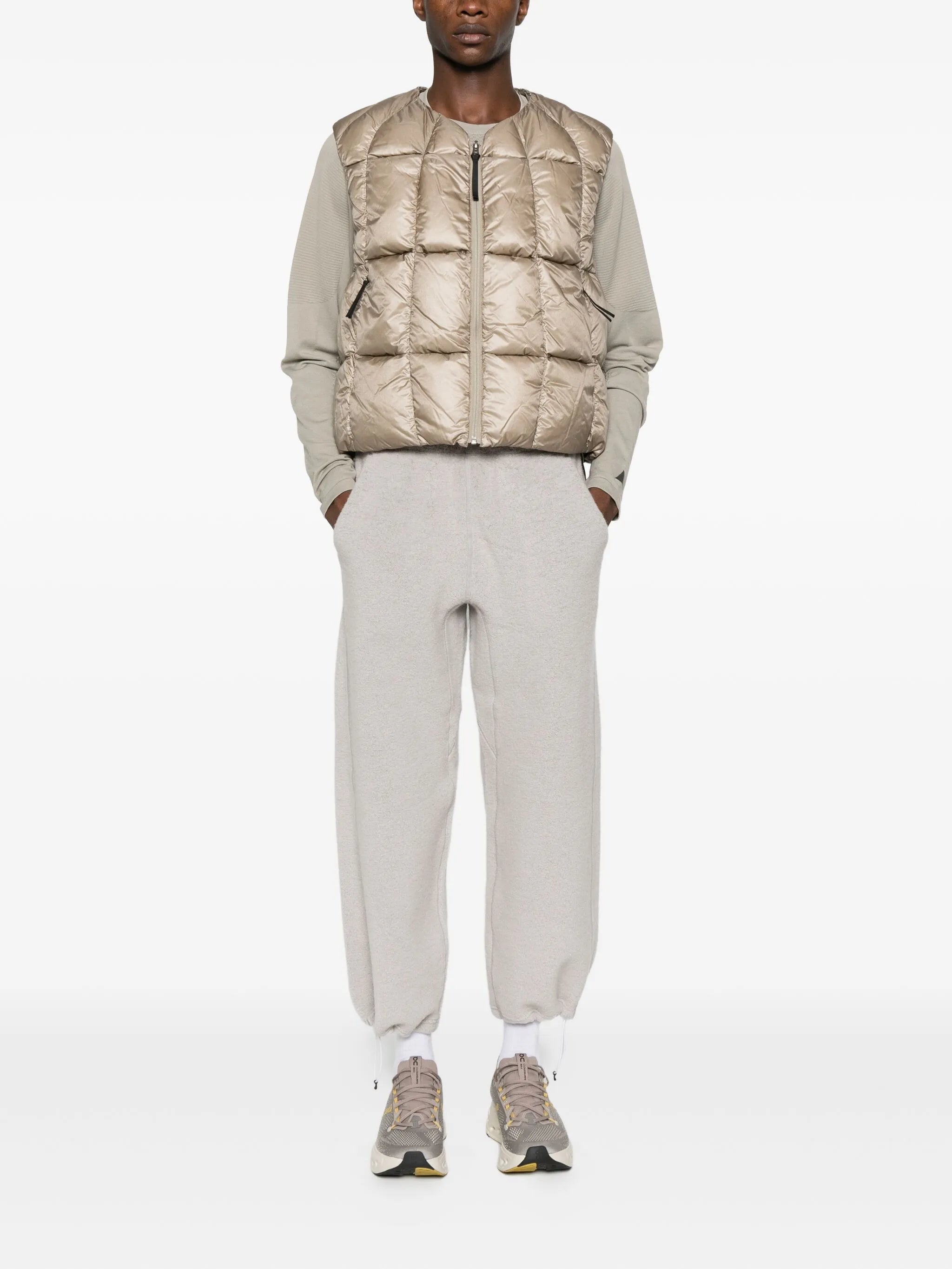 quilted performance gilet