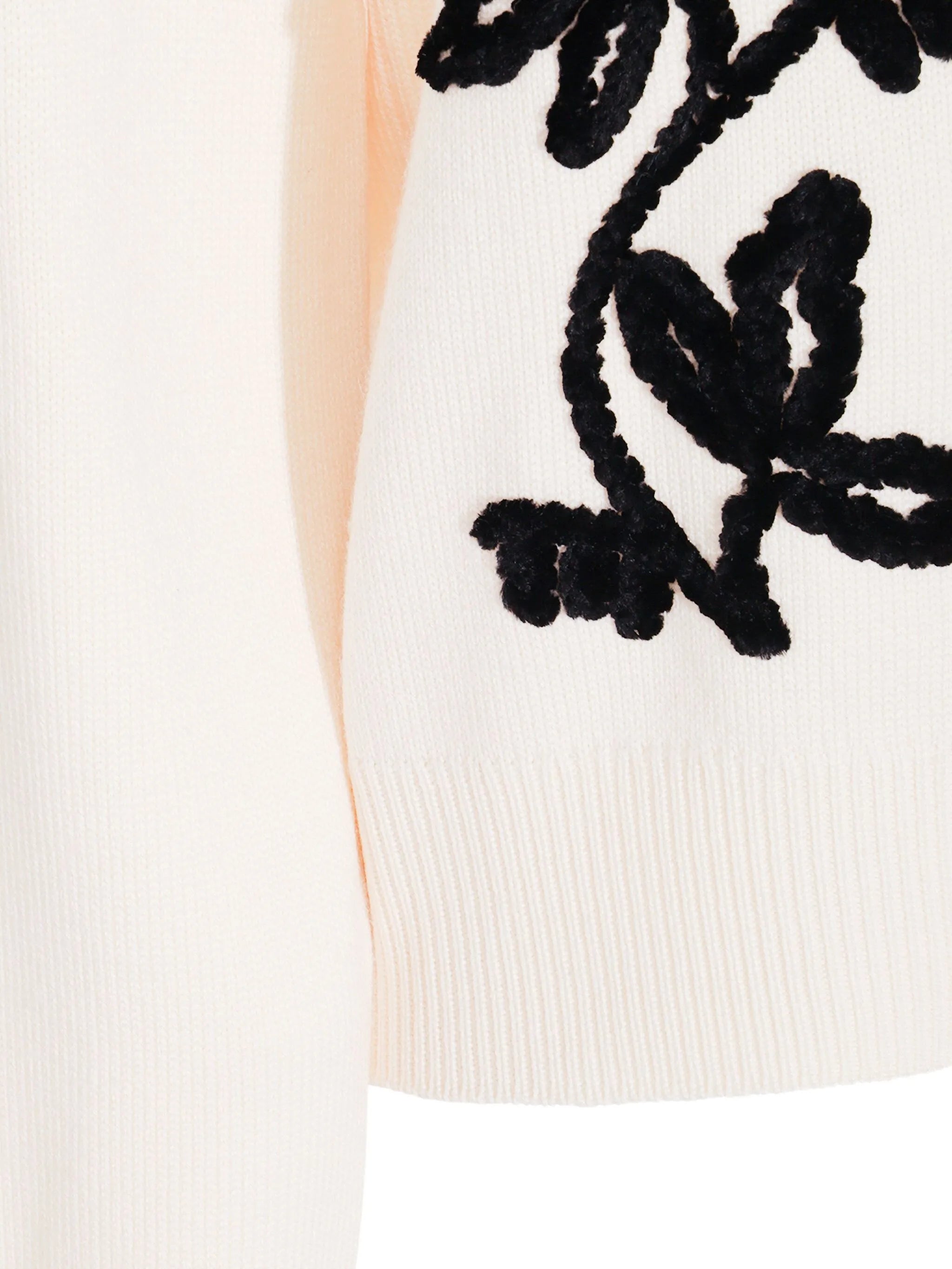 embroidered wool jumper