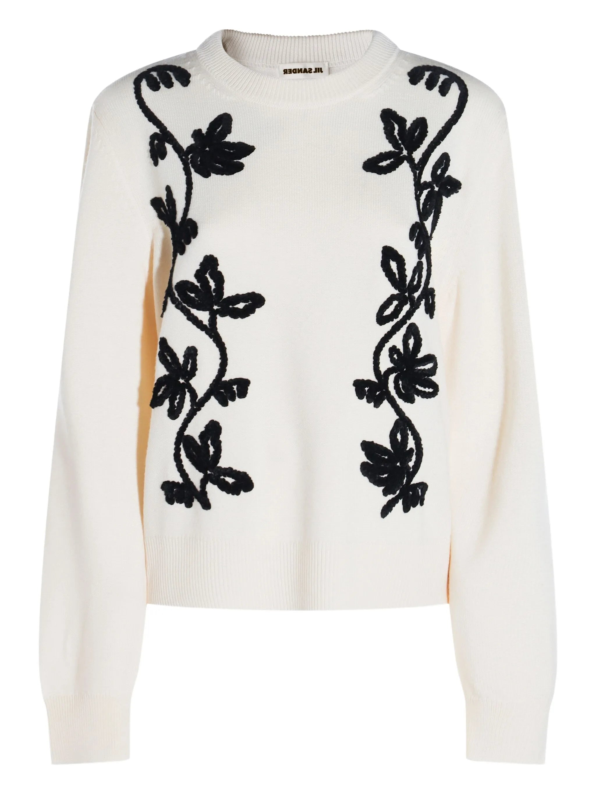 embroidered wool jumper