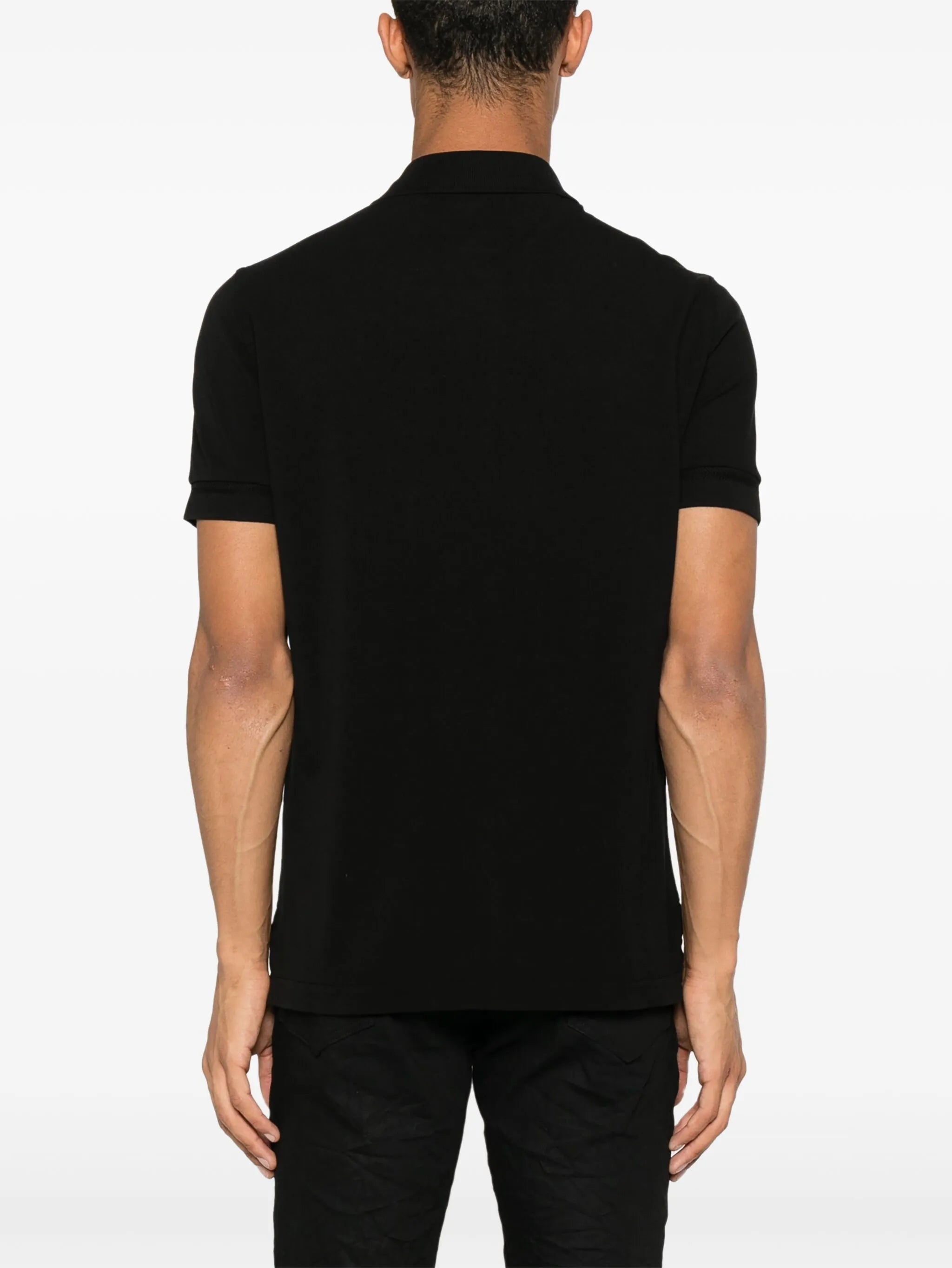 piqué-weave polo shirt