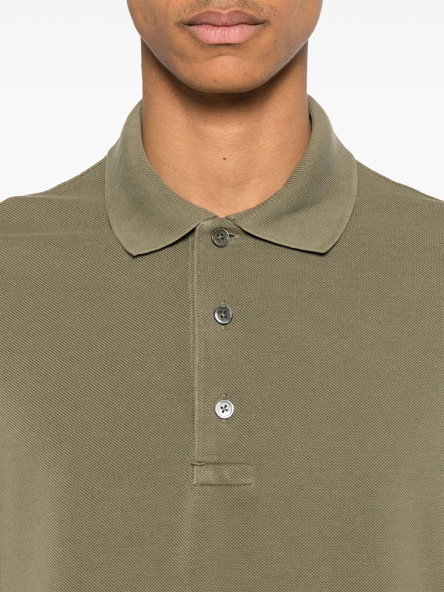 short-sleeved polo shirt