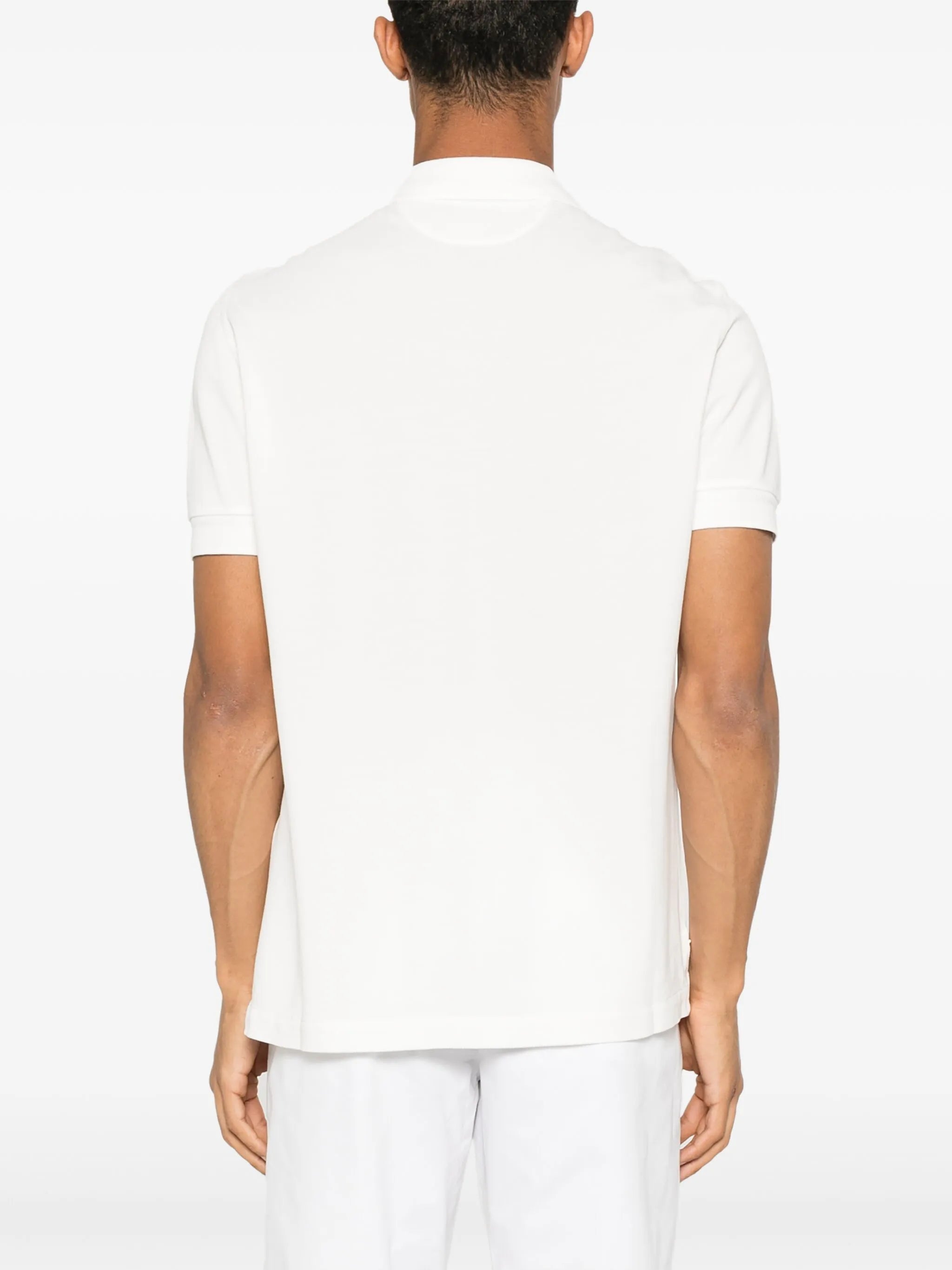 piqué-weave polo shirt