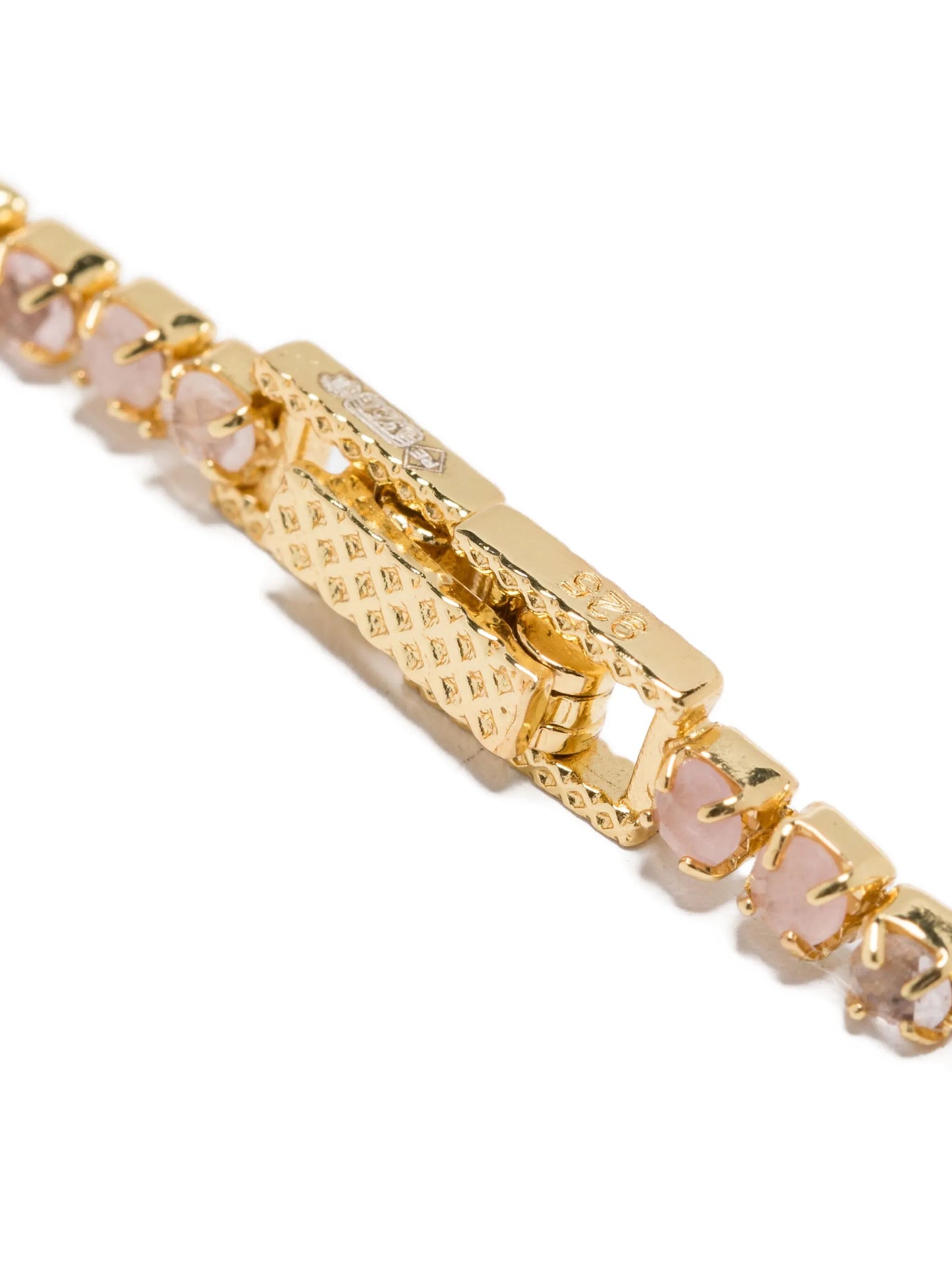2mm rose quartz tennis braceletet