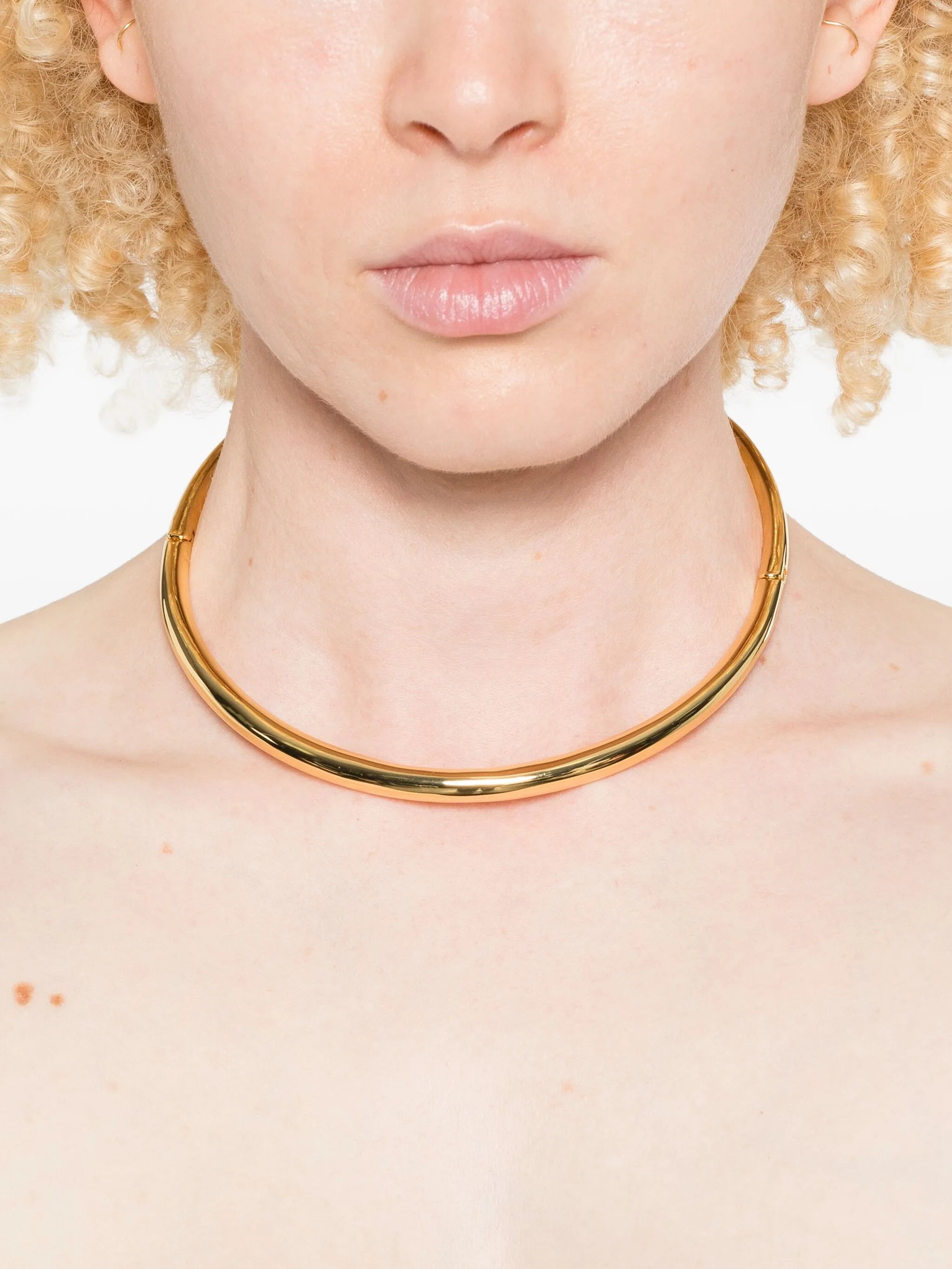 sculpted collar necklace