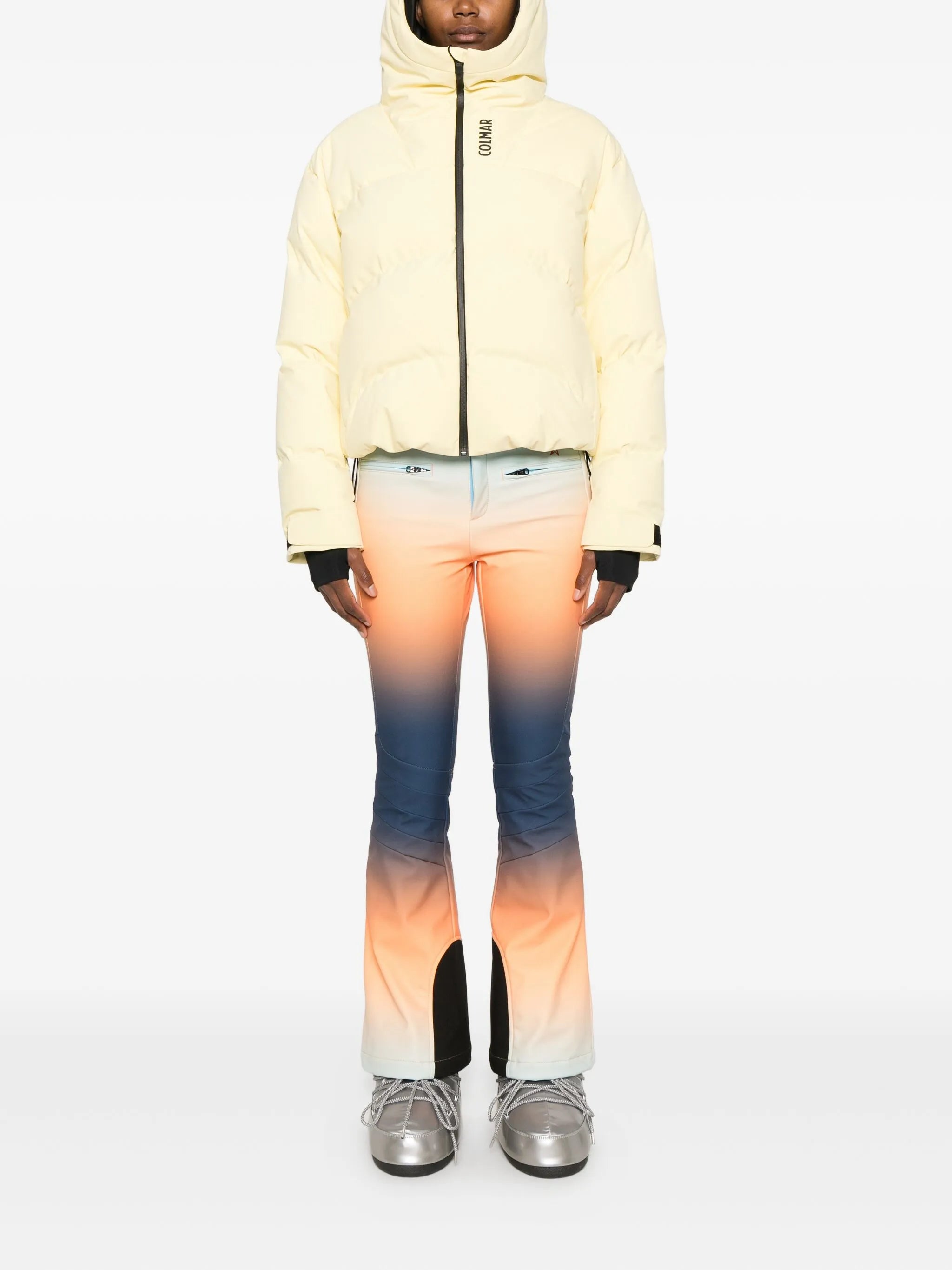 Fancy hooded ski jacket
